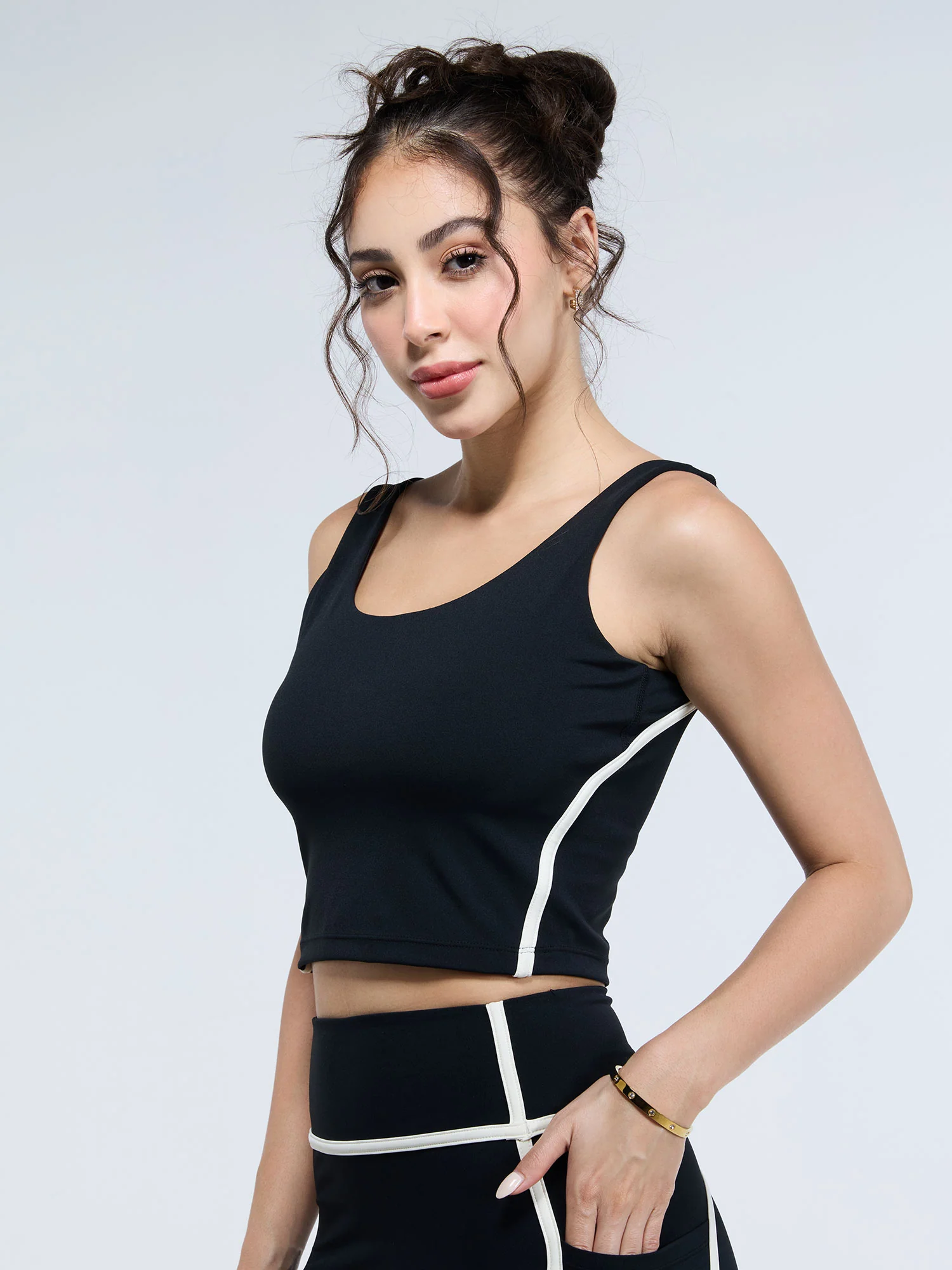 Aerial Contrast Crop Tank - Pack of 2 - Image 5