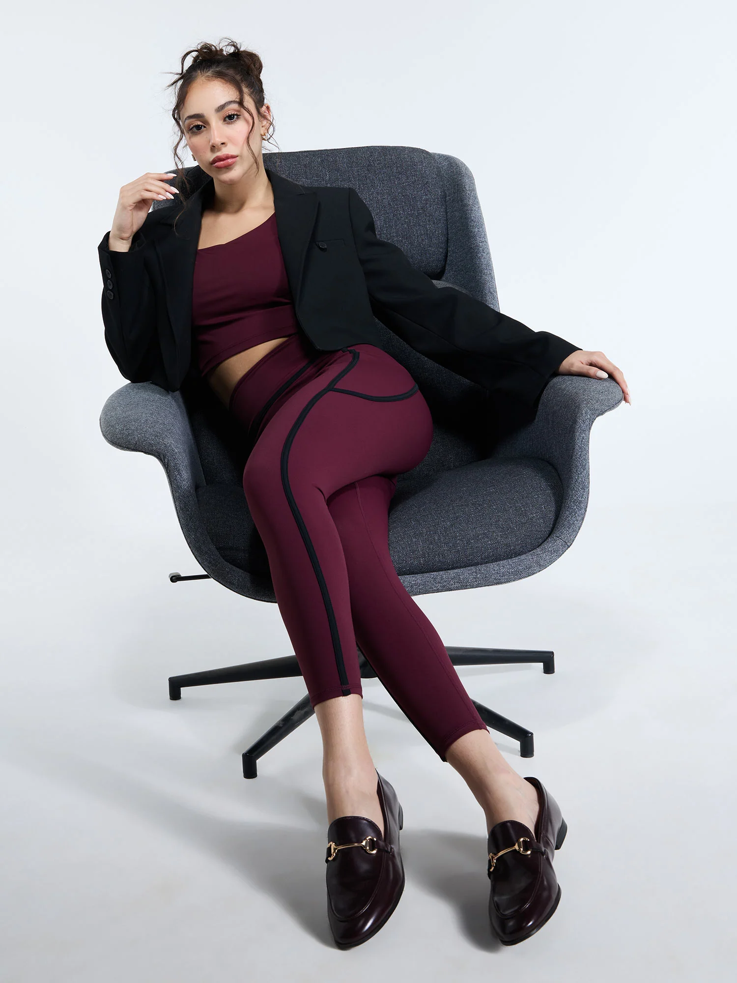 Aerial Contrast Leggings - Pack of 2 - Image 2