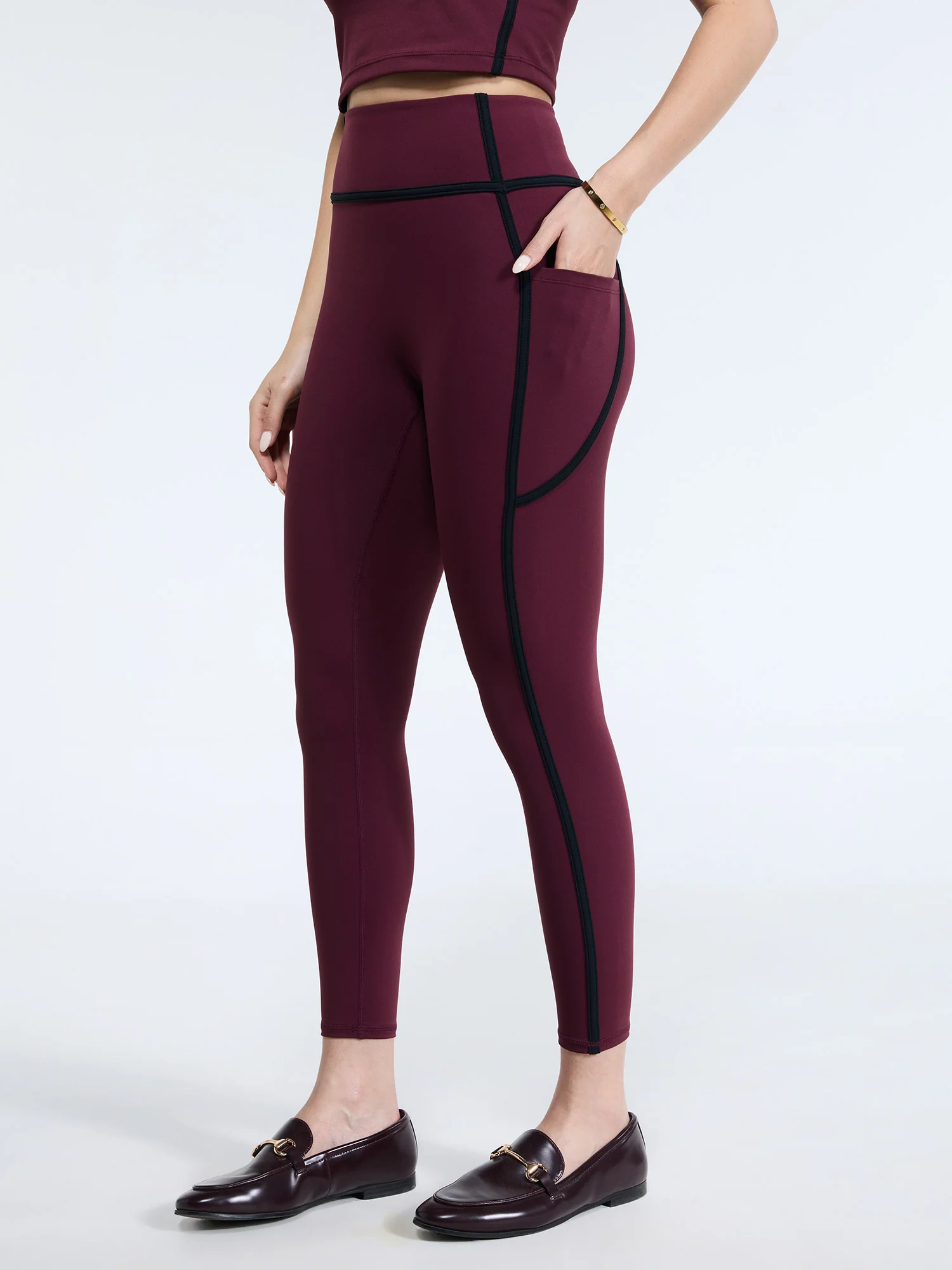 Aerial Contrast Leggings - Pack of 2 - Image 3