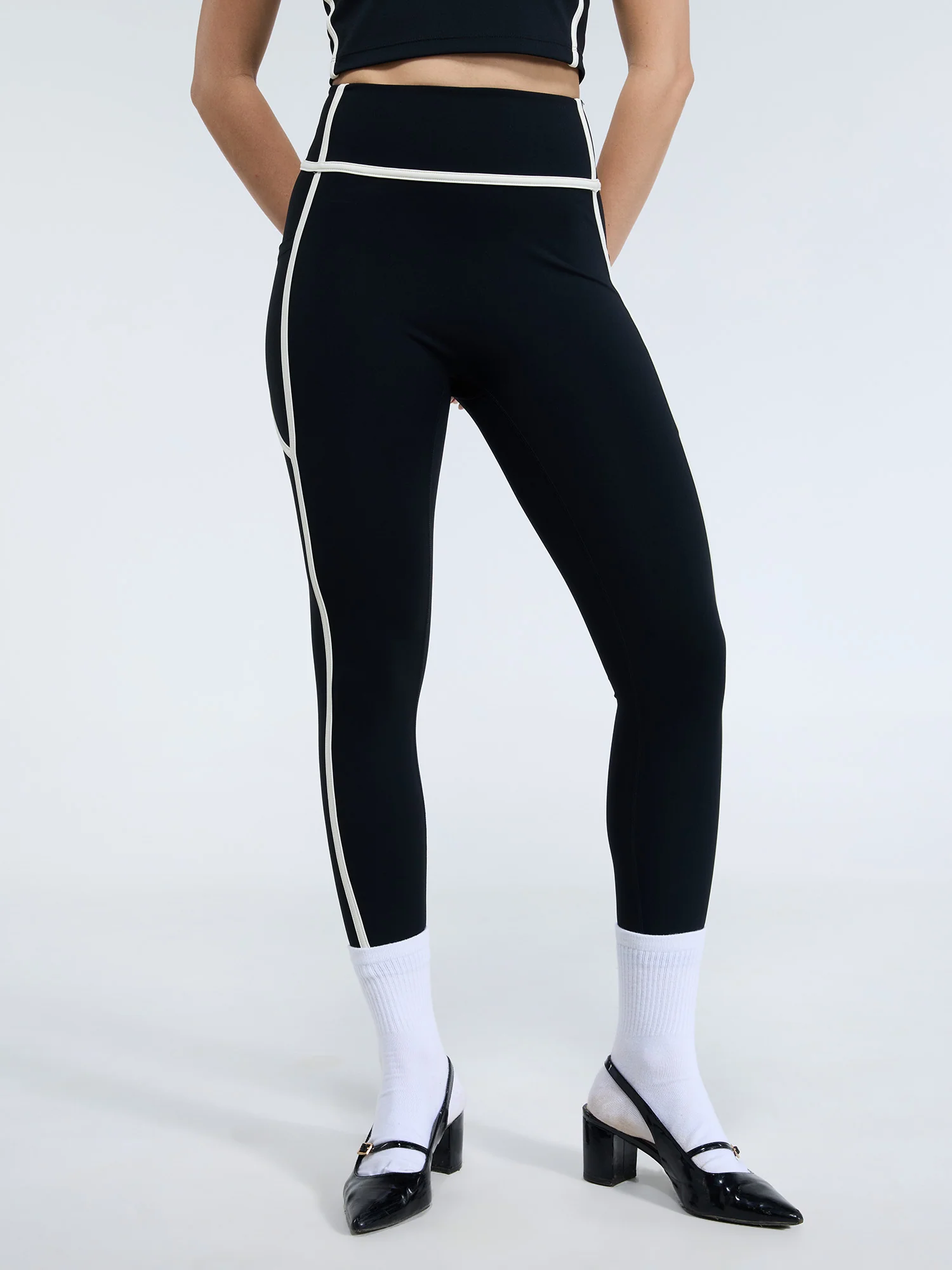 Aerial Contrast Leggings - Pack of 2 - Image 7