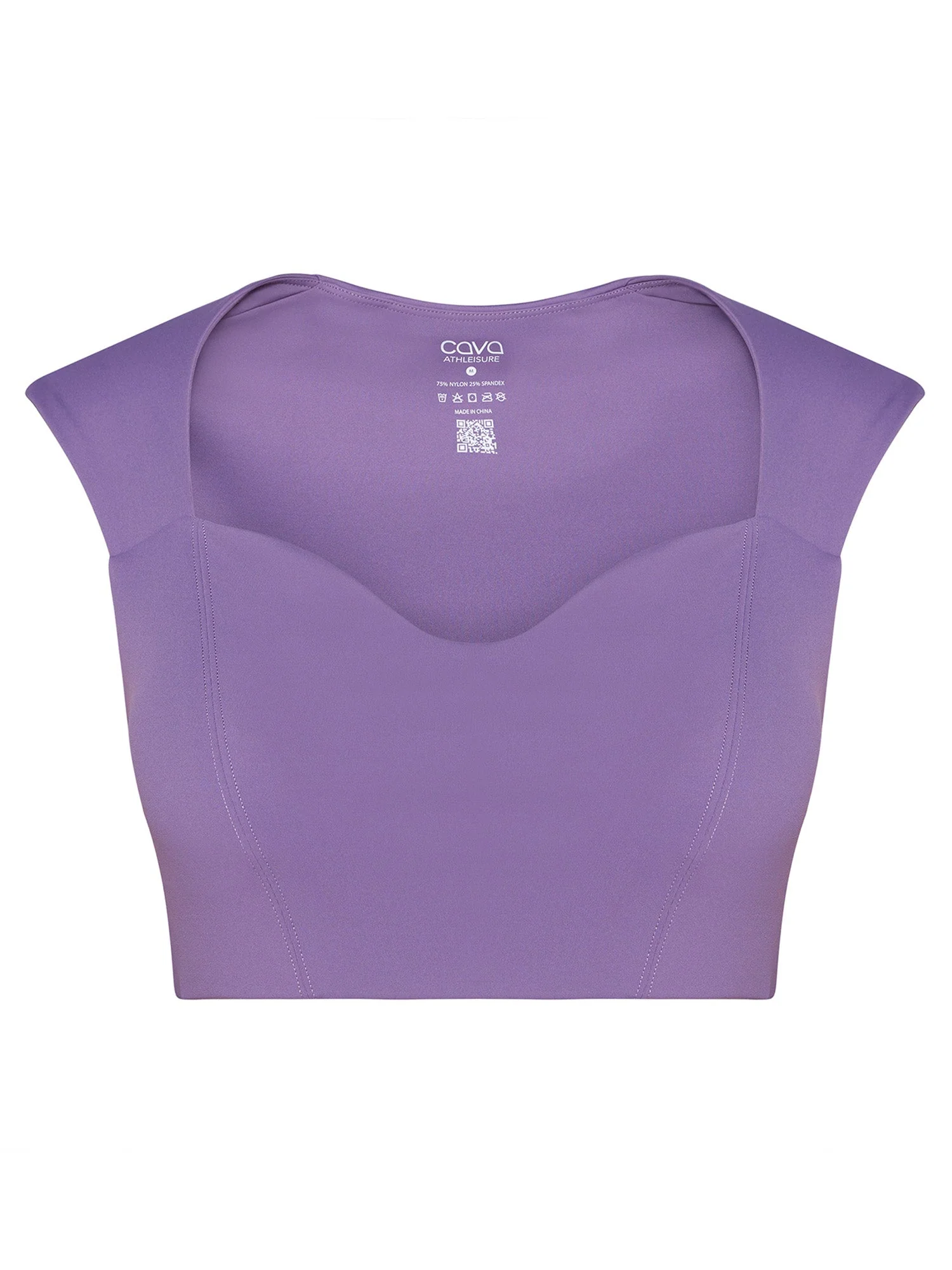 Amethyst Radiant Sweetheart Neck top - Image 7