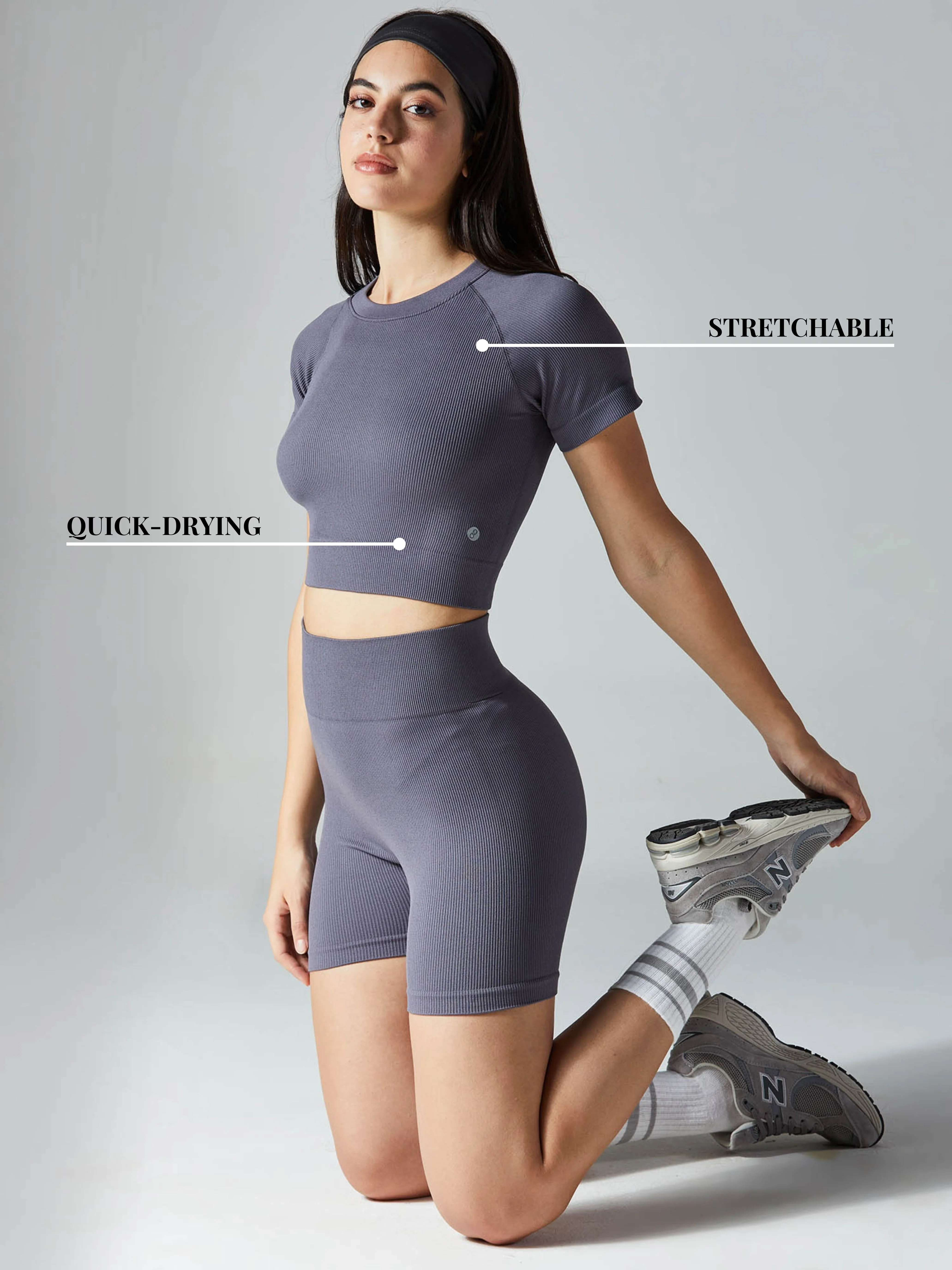 Ash Pulse Cropped T-shirt - Image 4