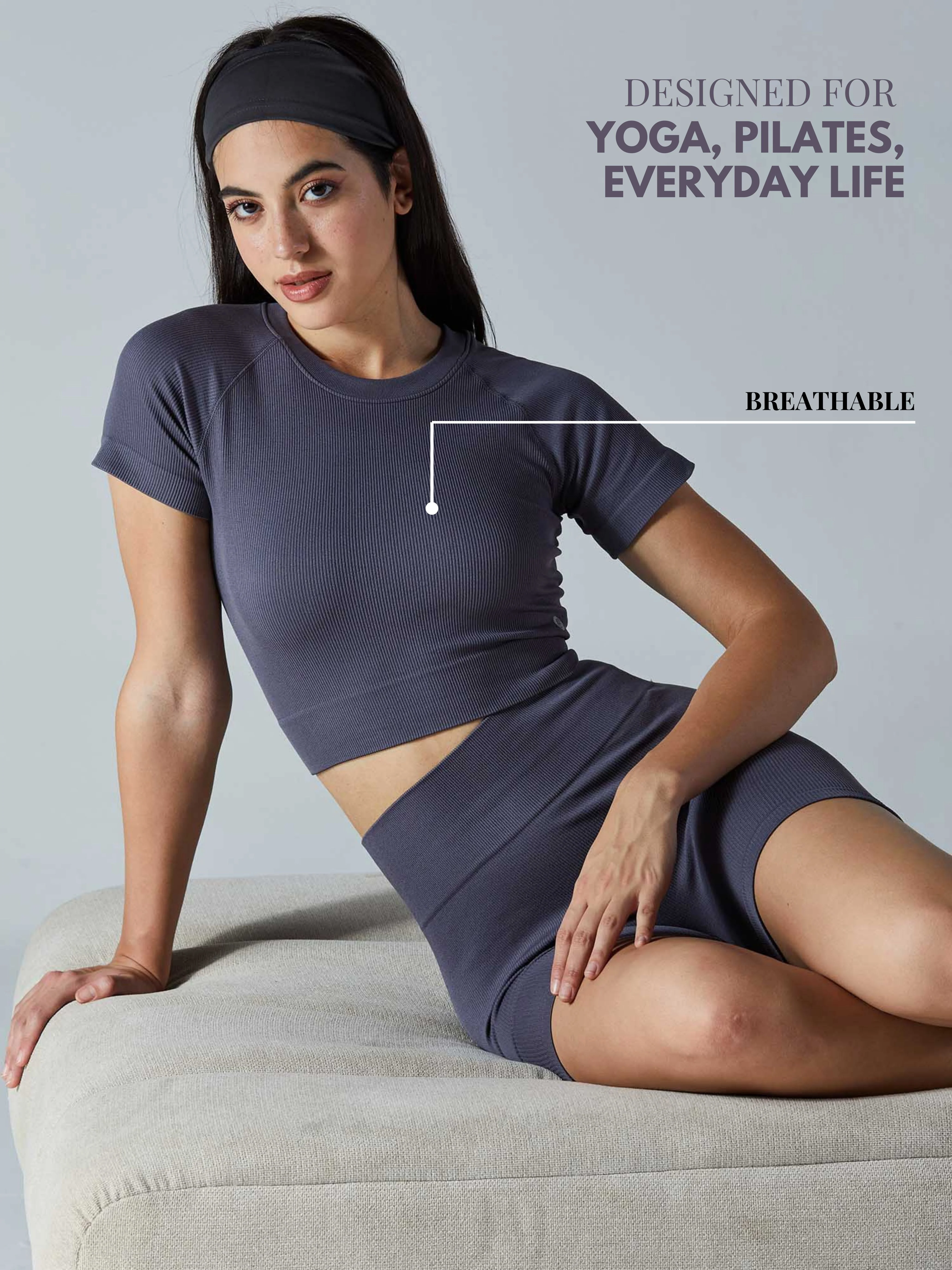 Ash Pulse Cropped T-shirt - Image 5