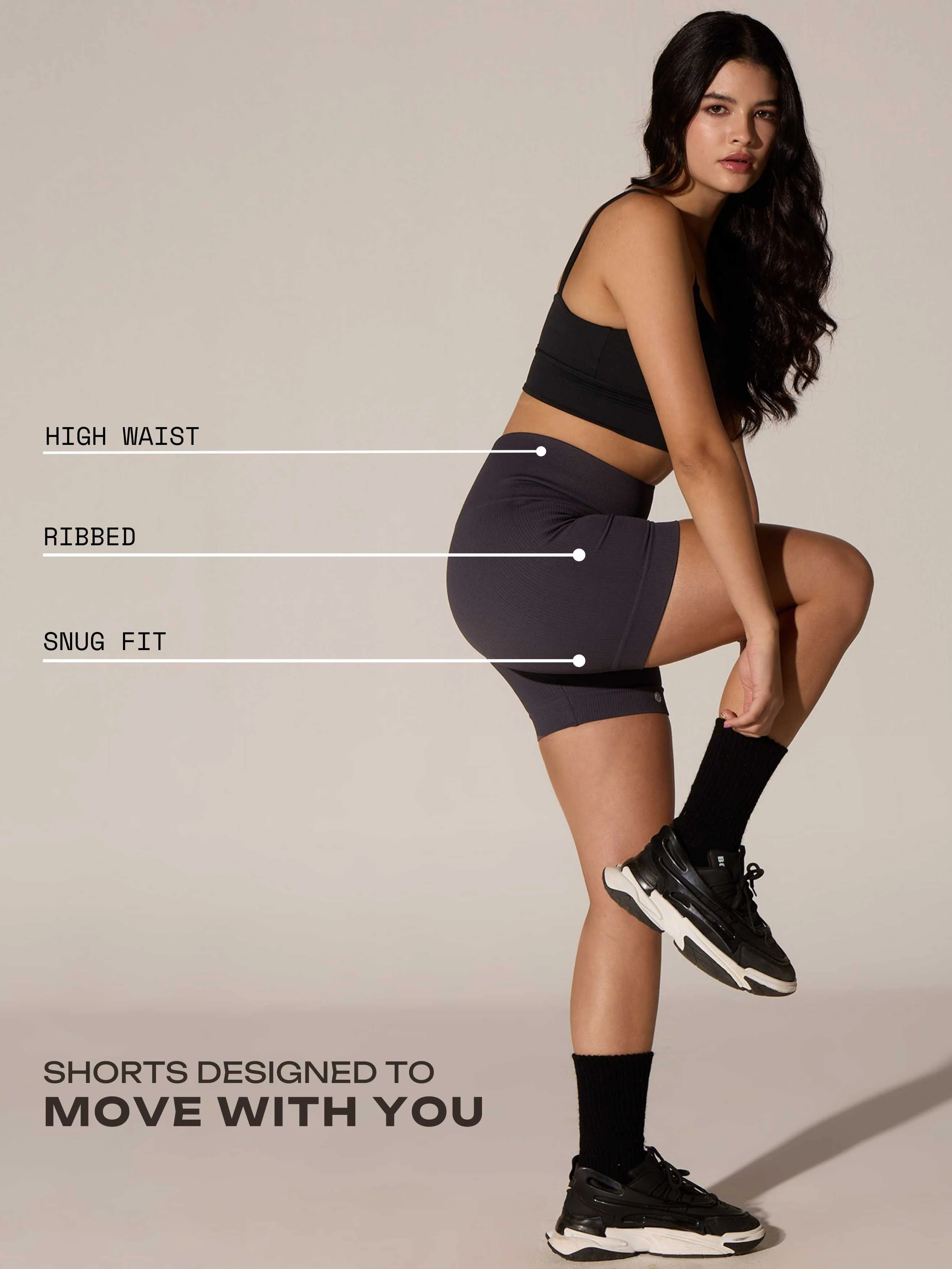 Ash Seamless Booty Shorts - Image 4