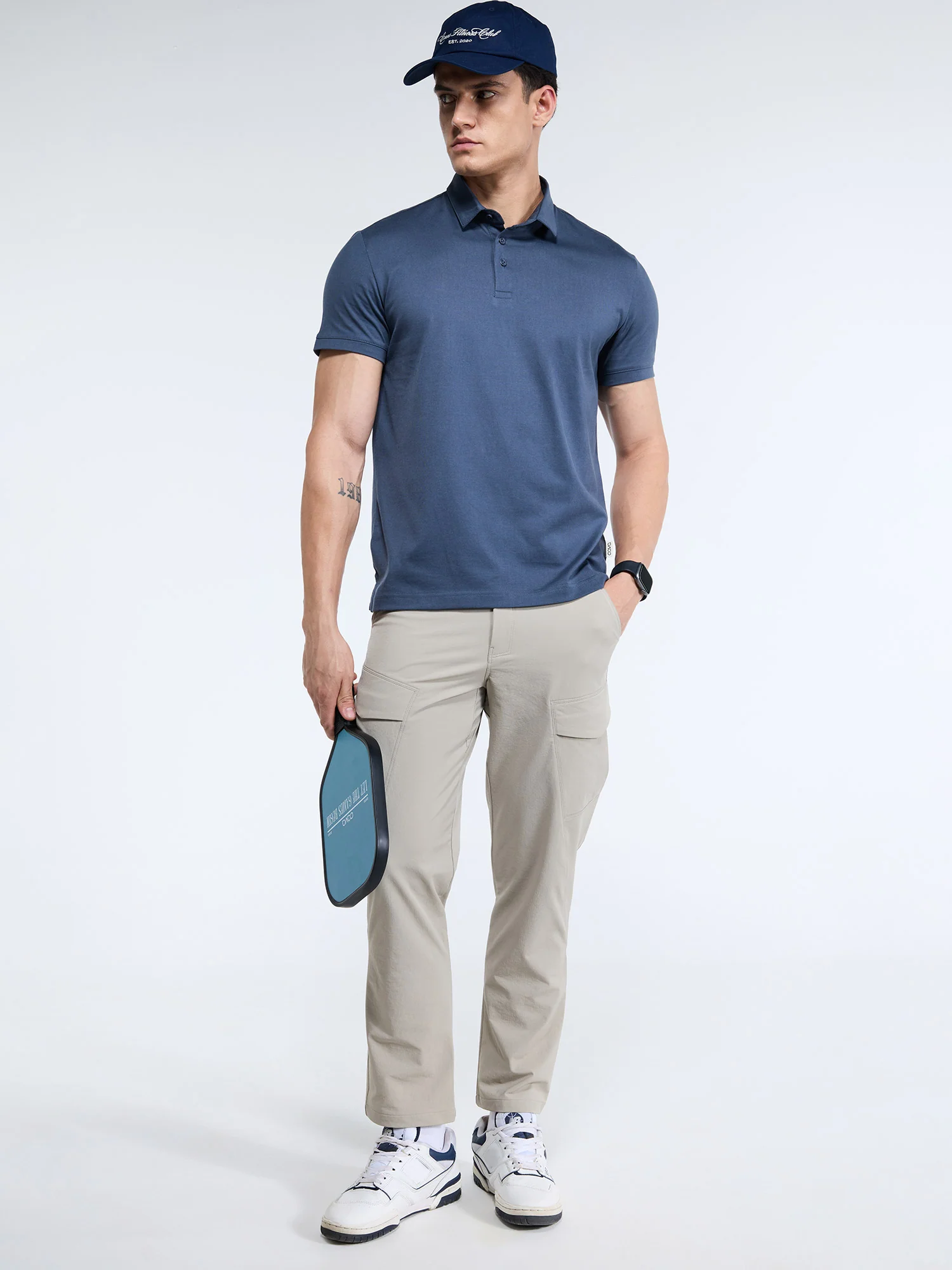 Ash Supima Polo T-Shirt - Regular Fit - Image 8