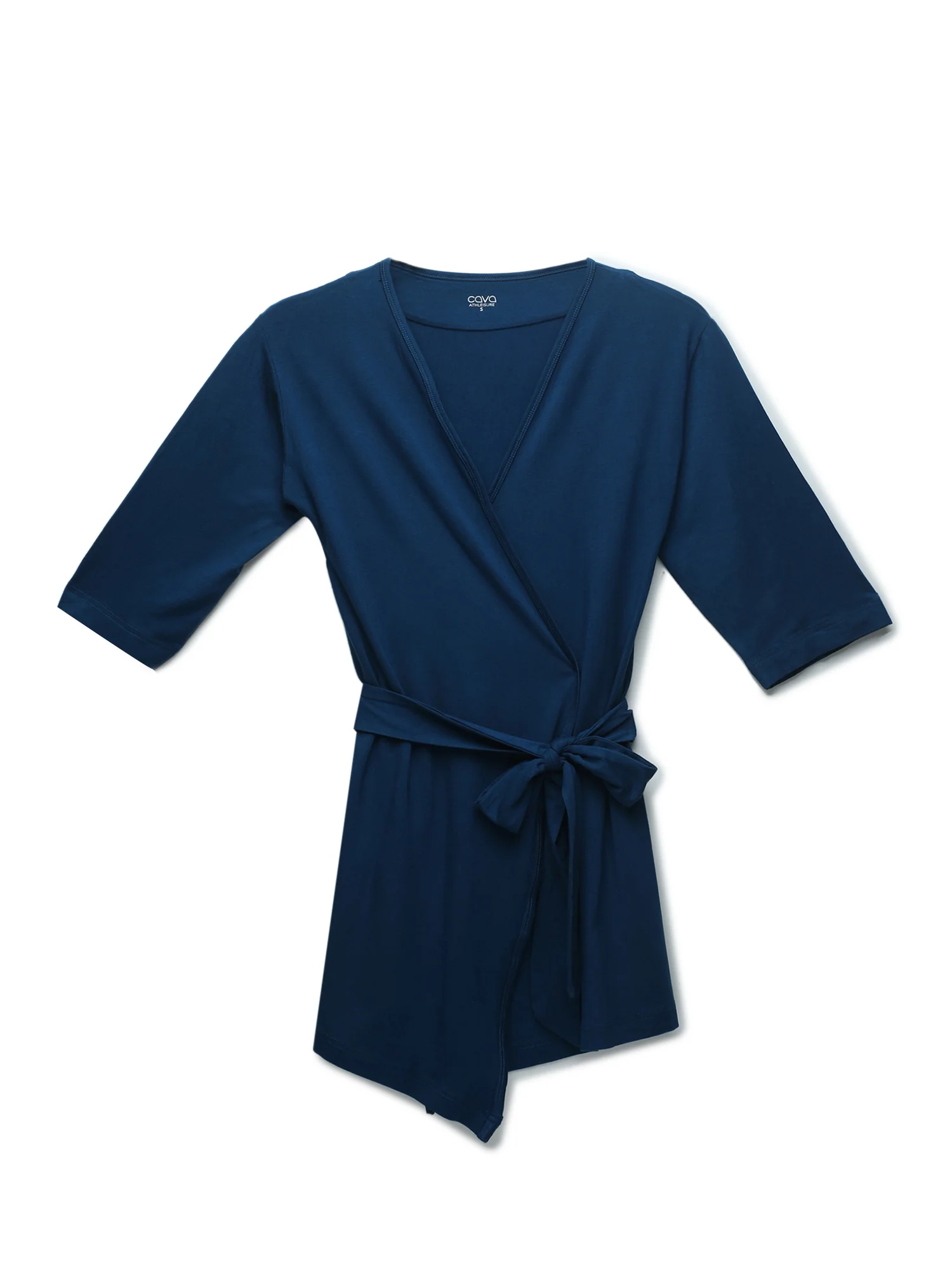 Blue Ease Wrap Top - Image 11