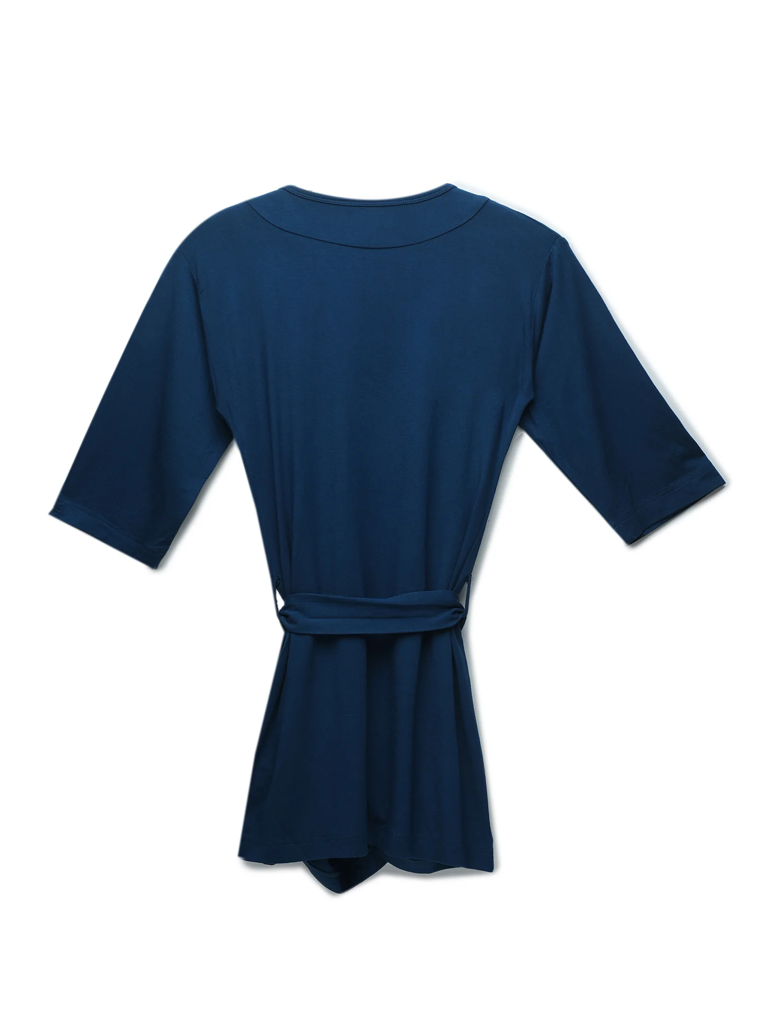 Blue Ease Wrap Top - Image 12