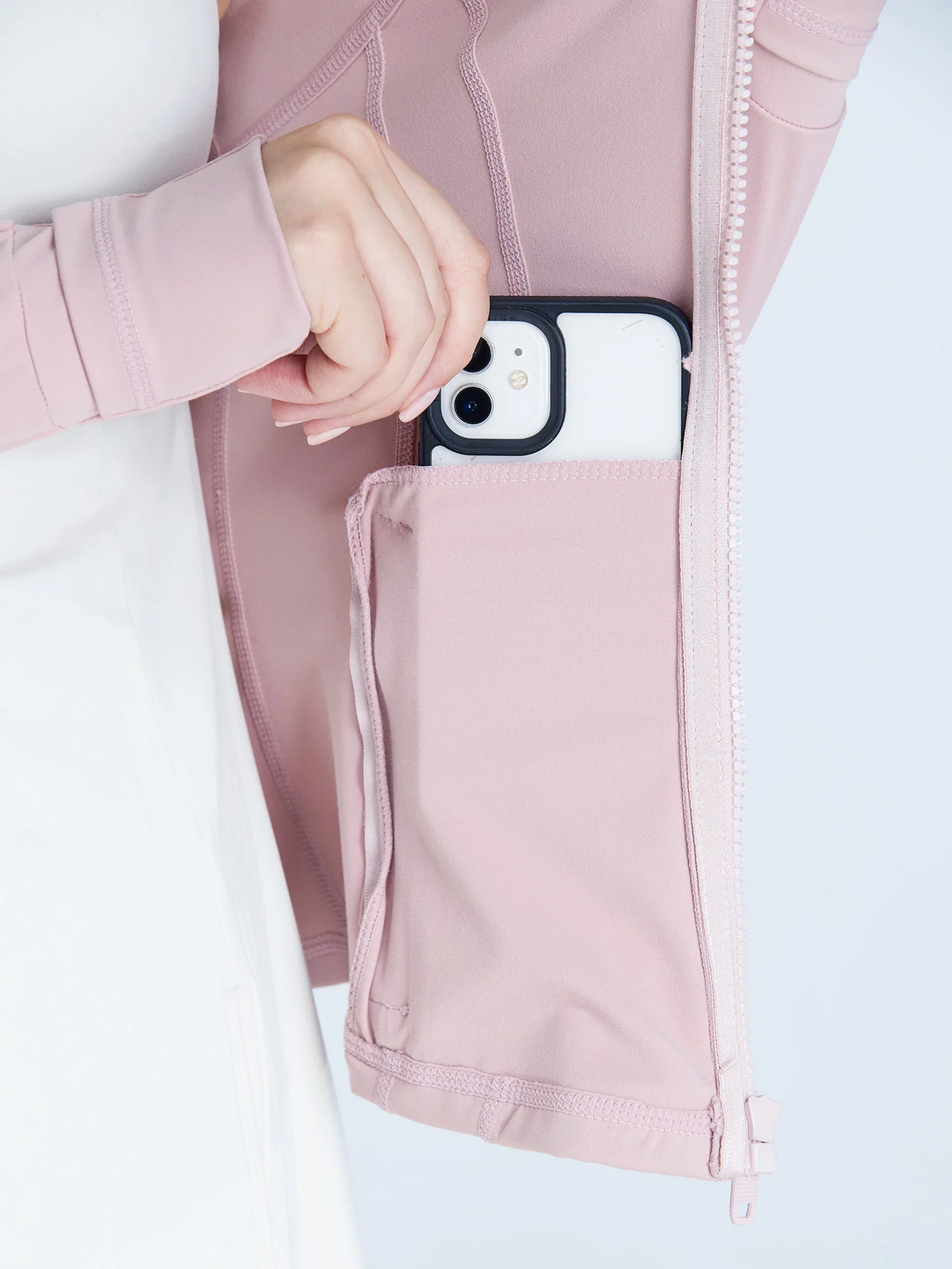Baby Pink Contour Jacket - Image 11