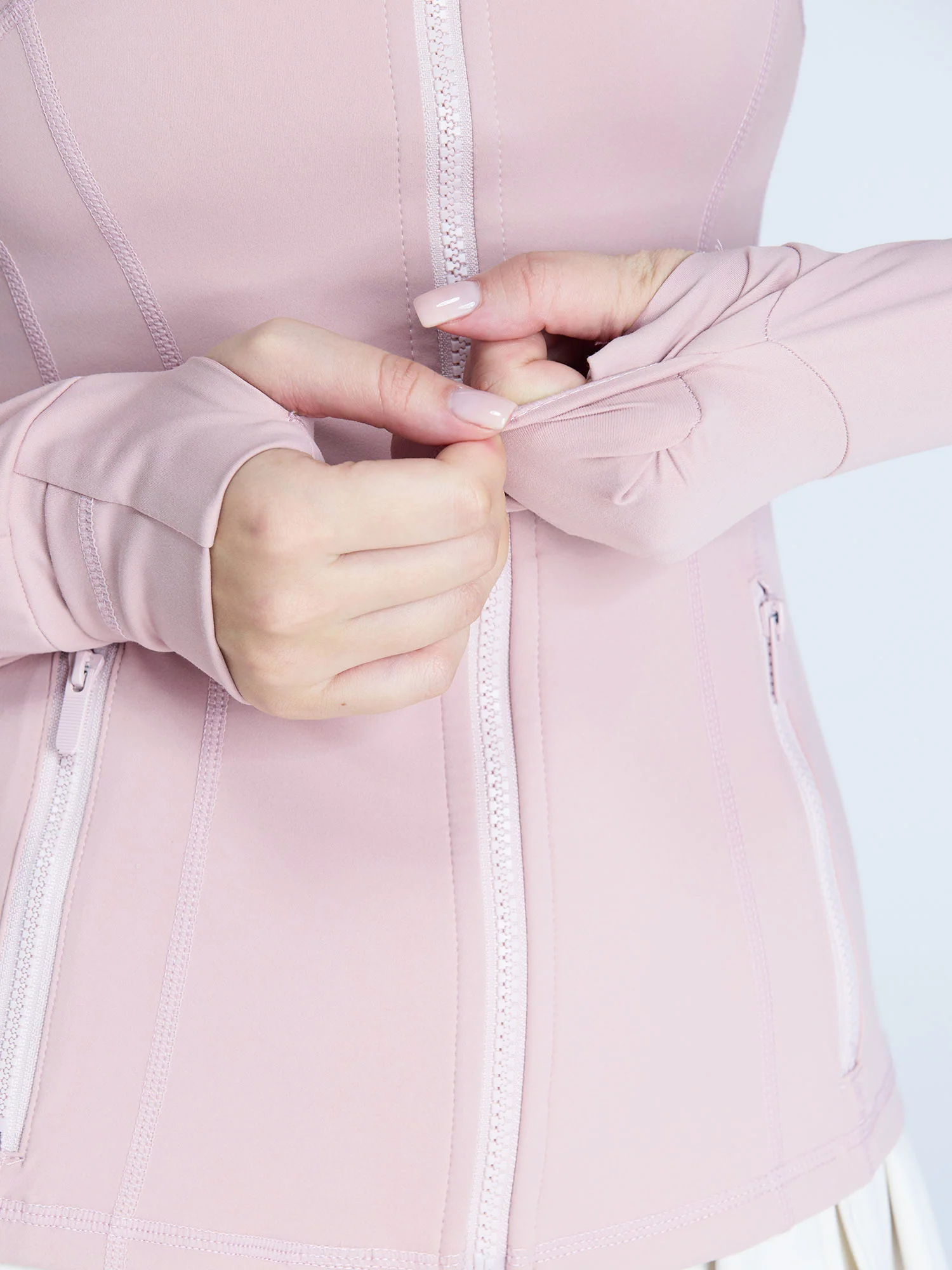 Baby Pink Contour Jacket - Image 12