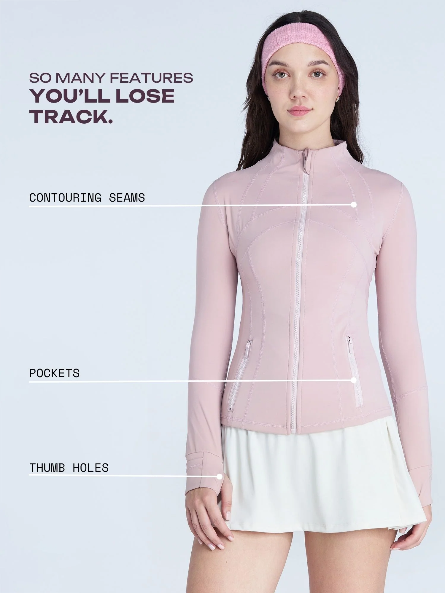Baby Pink Contour Jacket - Image 3