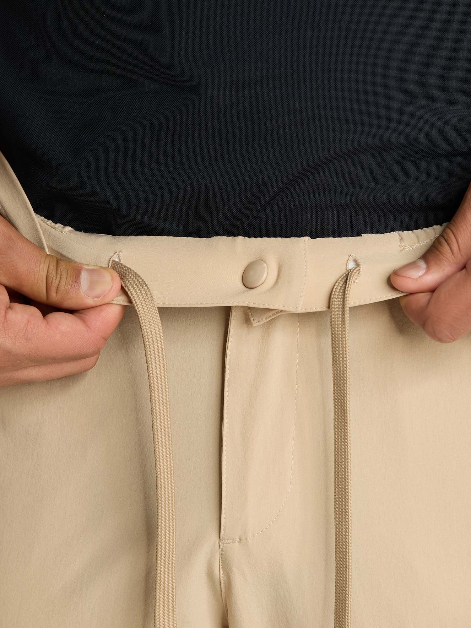 Beige All-Day Stretch Pants - Image 3