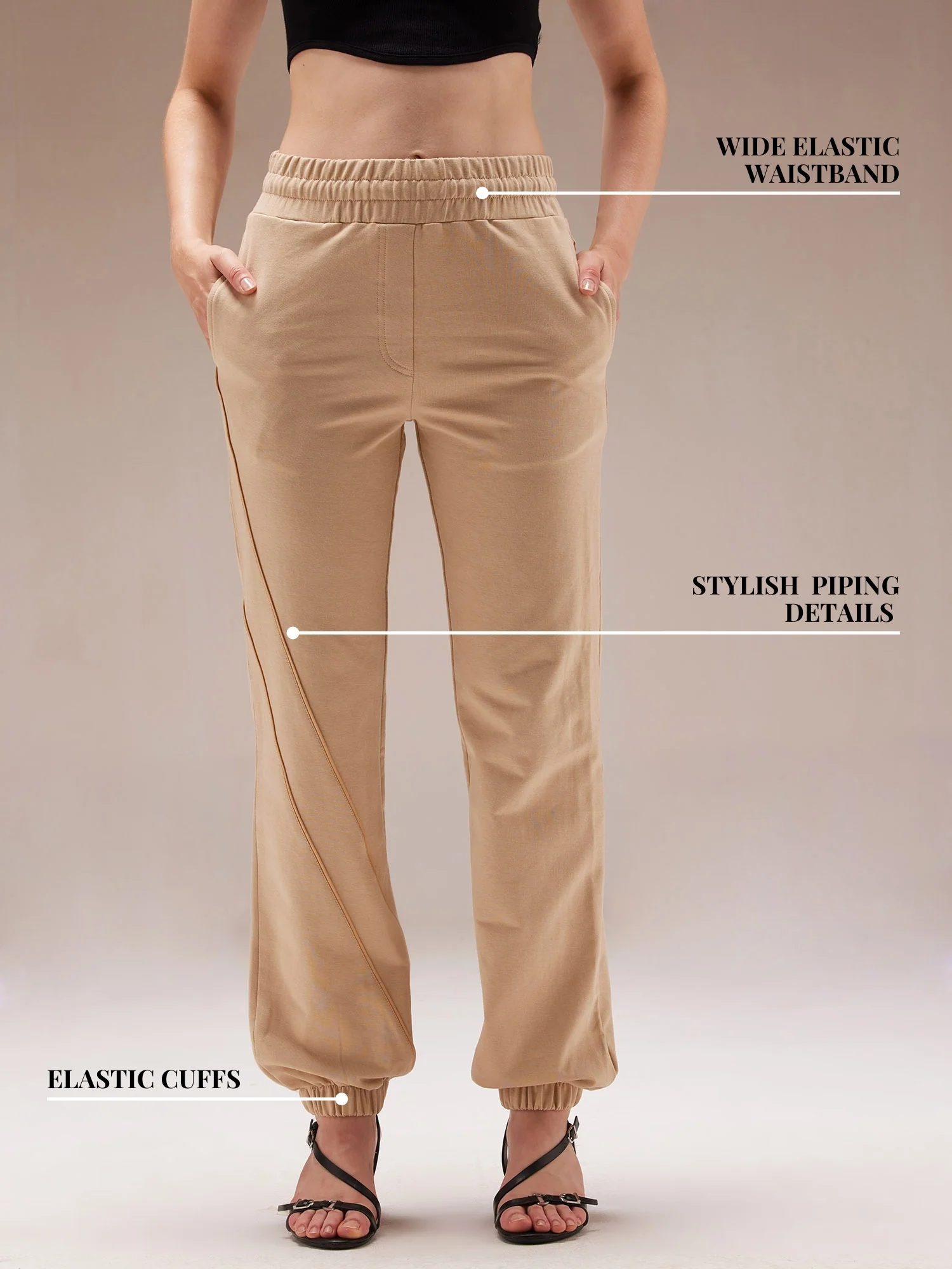 Beige Urban Joggers - Image 5