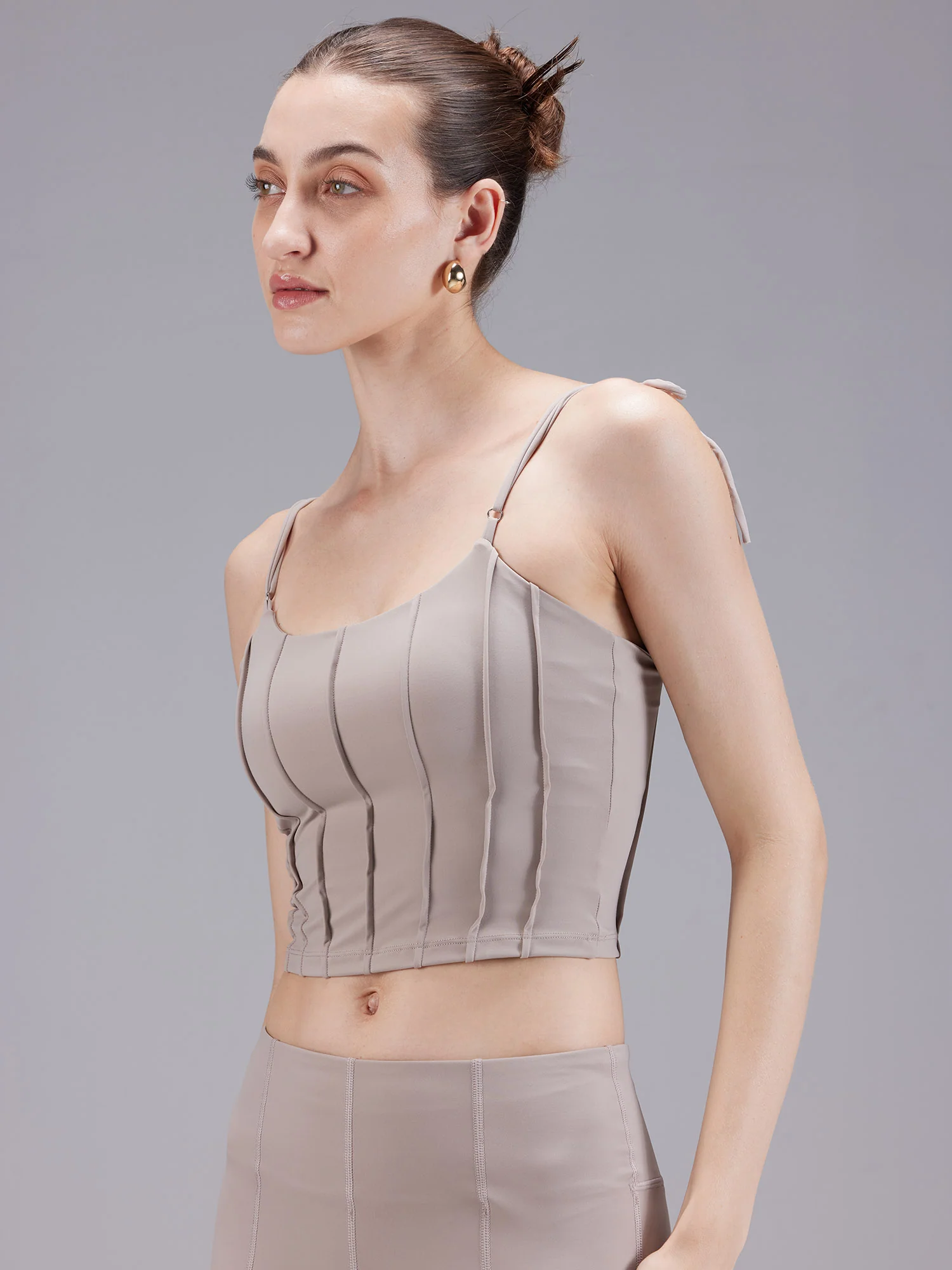 Beige Knot-It Corset Top - Image 7