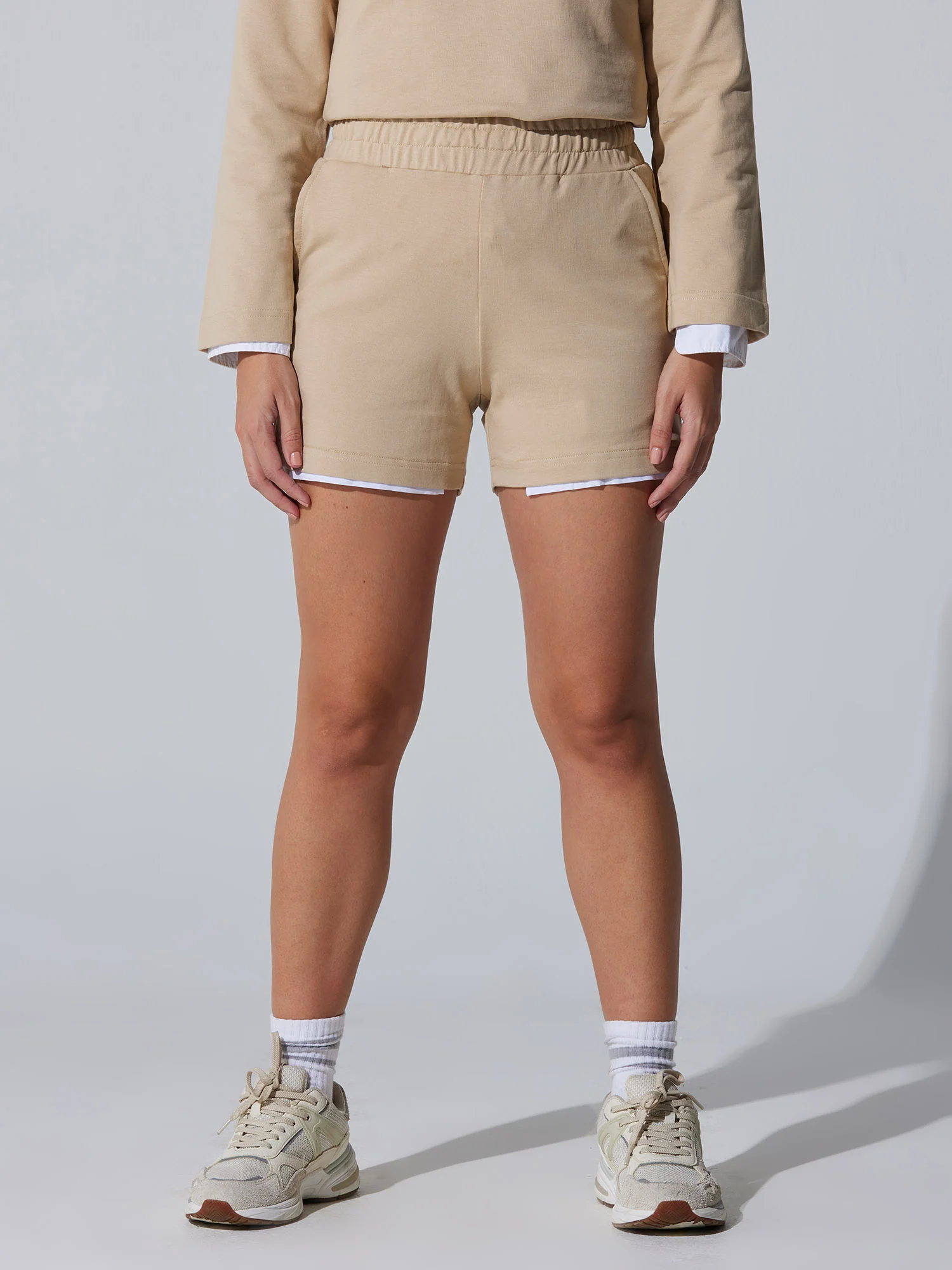 Beige ZenFeel Shorts - Image 3