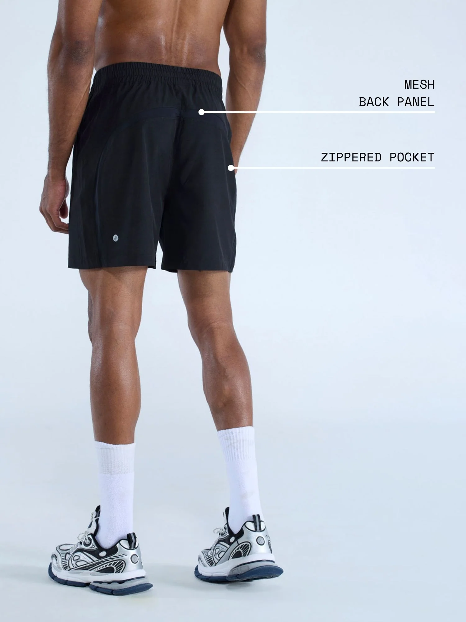 Black  5" Pacer Shorts - Image 4