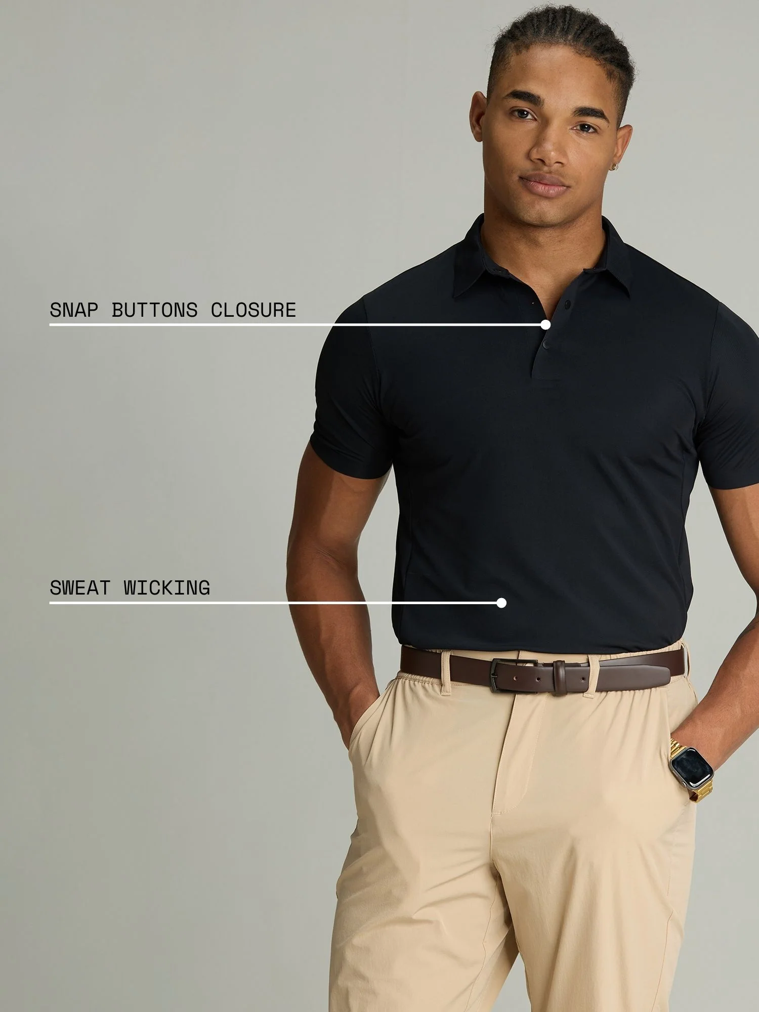Black Ace Bond Polo - Image 3