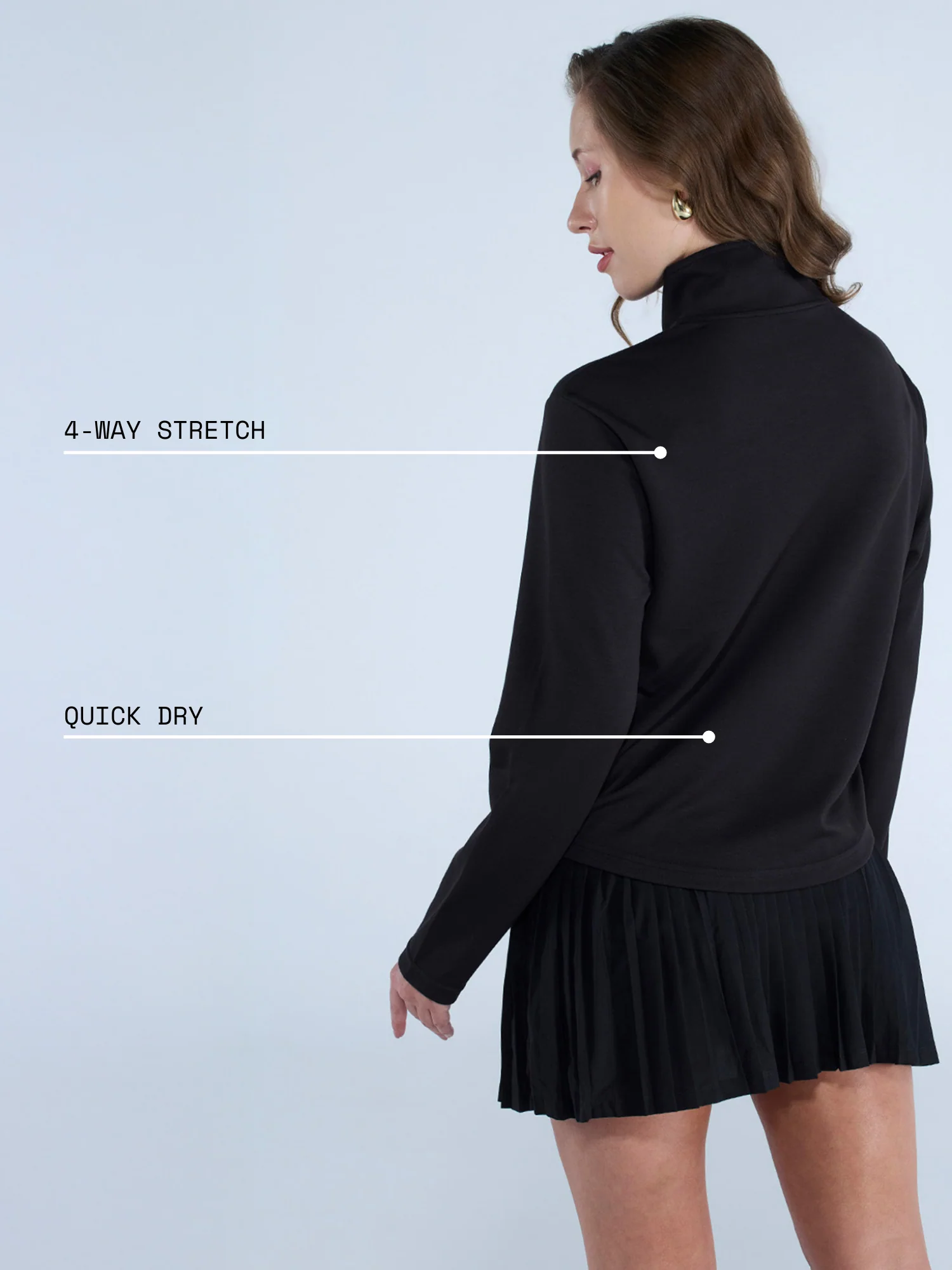 Black Adaptive Quarter Zip - Image 4