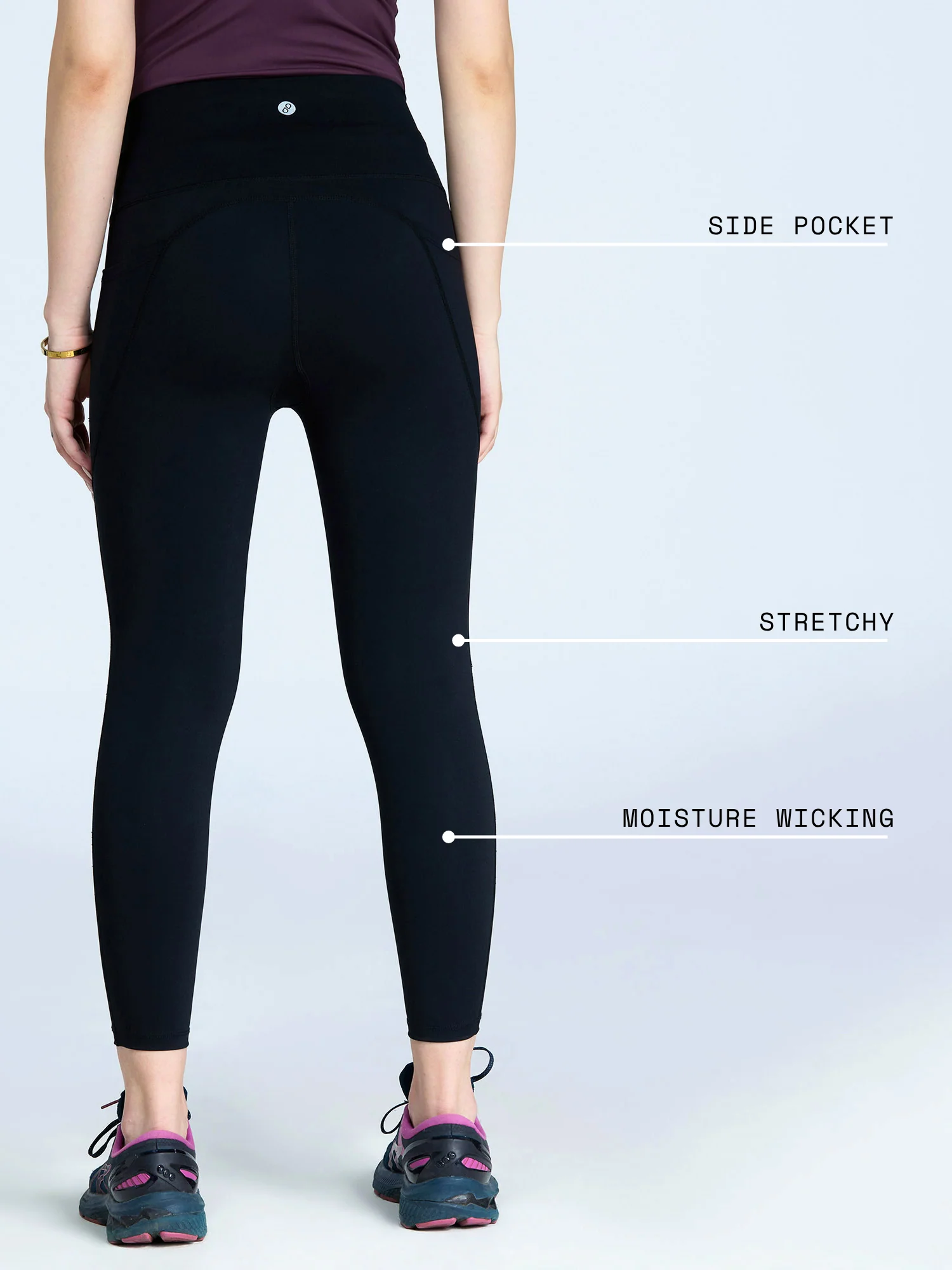 Black Aerial Leggings - Image 3