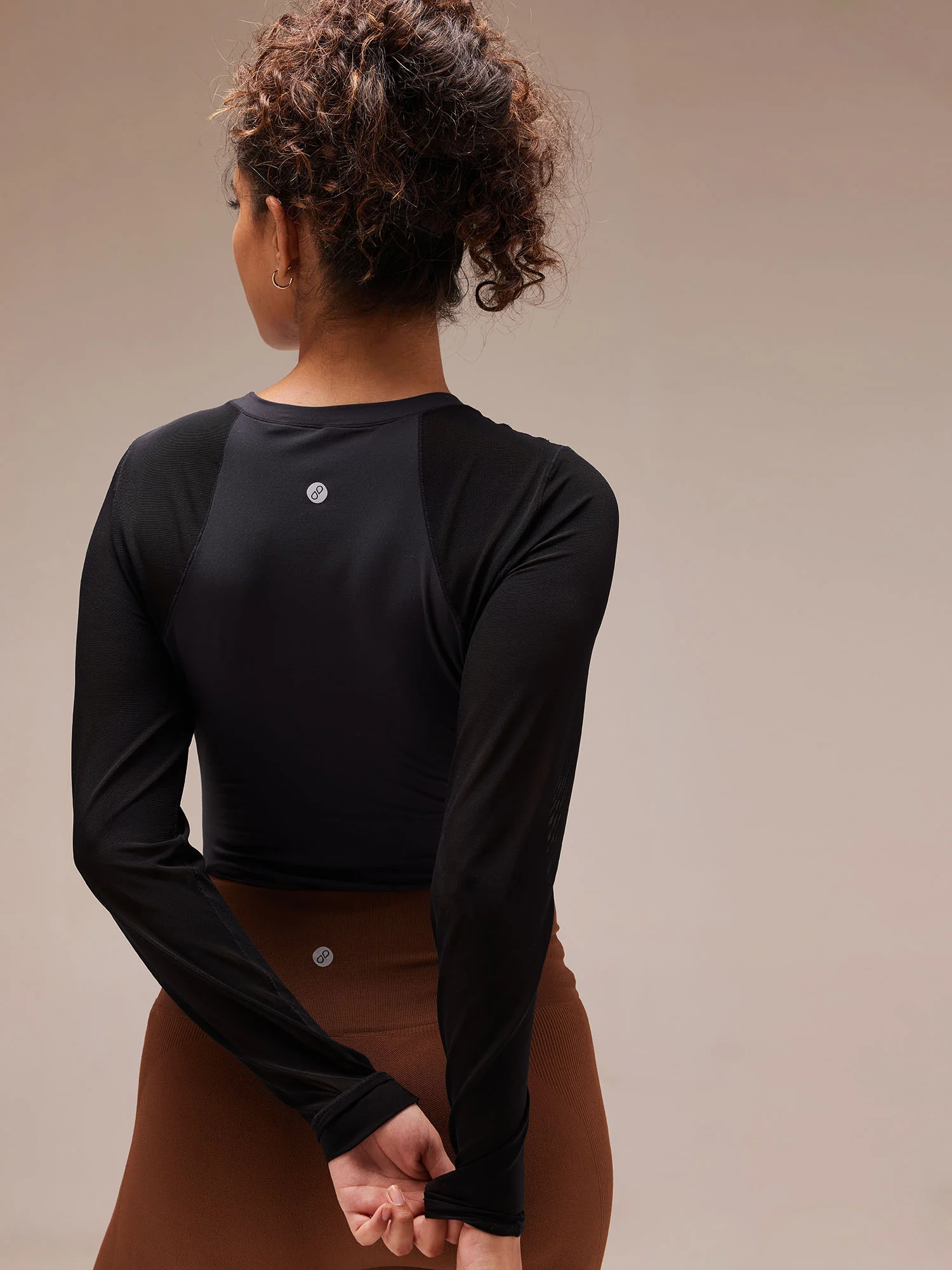 Black Air Mesh Bodysuit - Image 2
