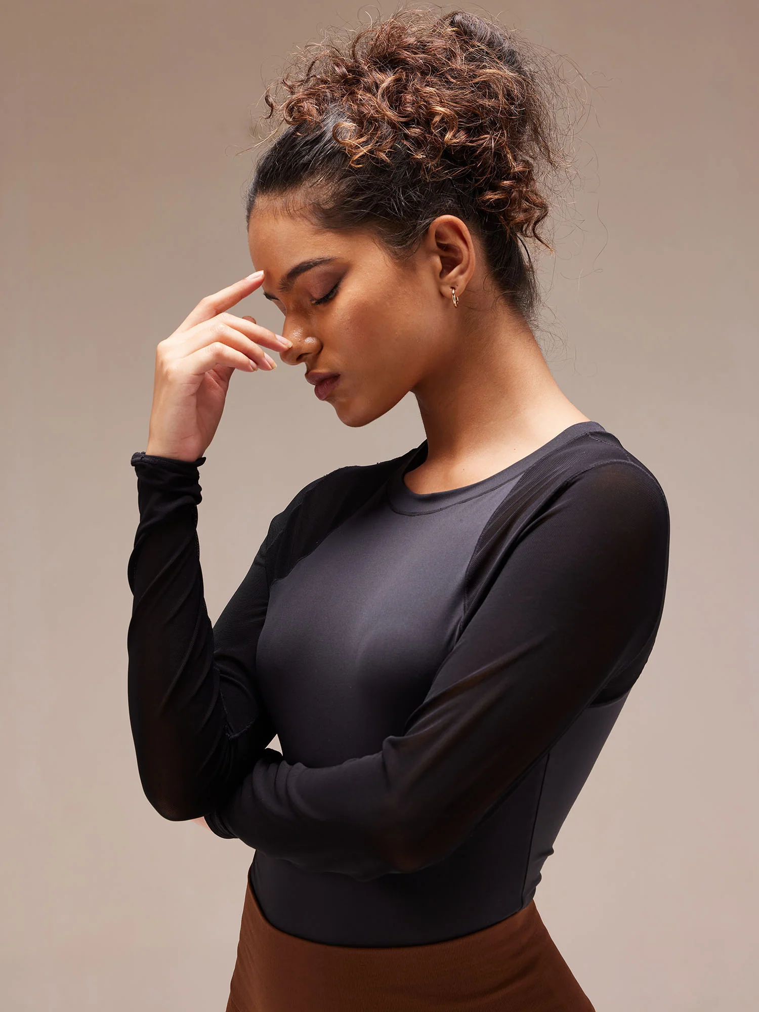 Black Air Mesh Bodysuit - Image 9
