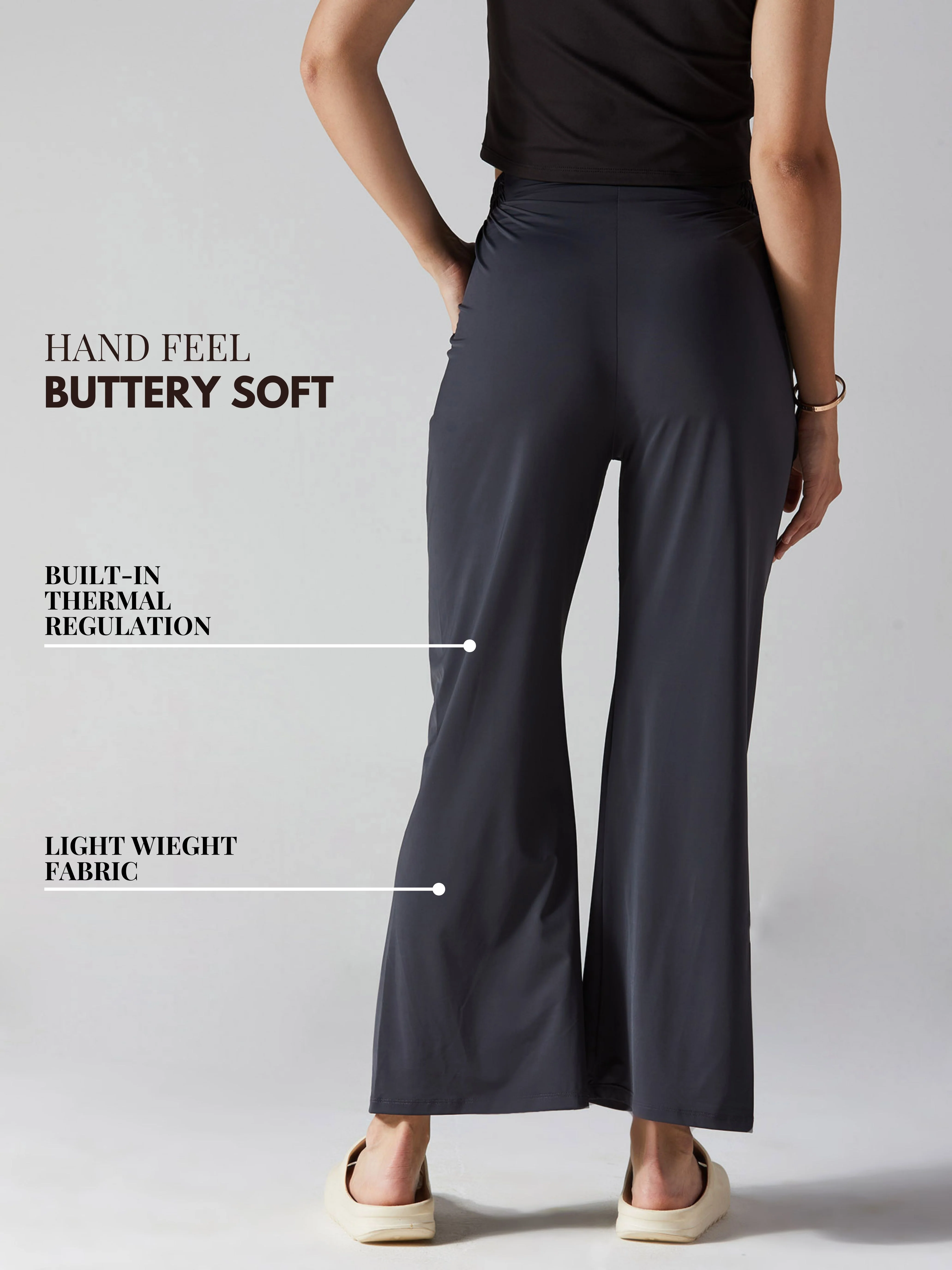 Black AirLuxe Trousers - Image 4