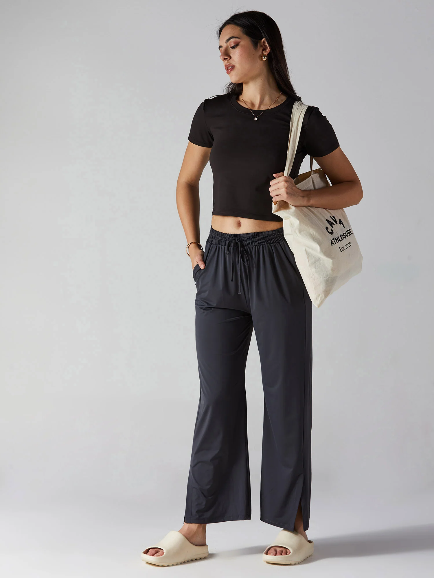 Black AirLuxe Trousers - Image 7