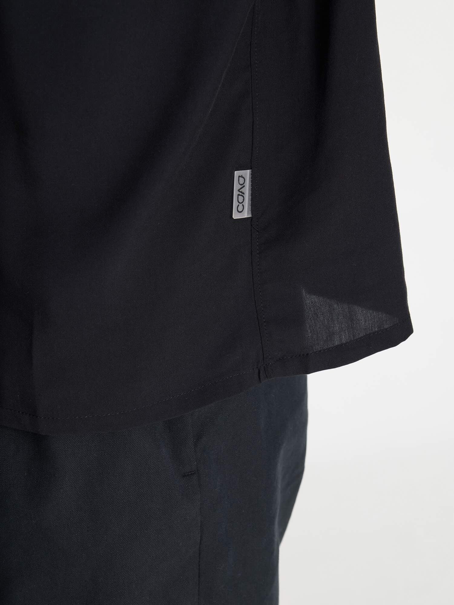 Black Airy Resort Shirt - Image 7