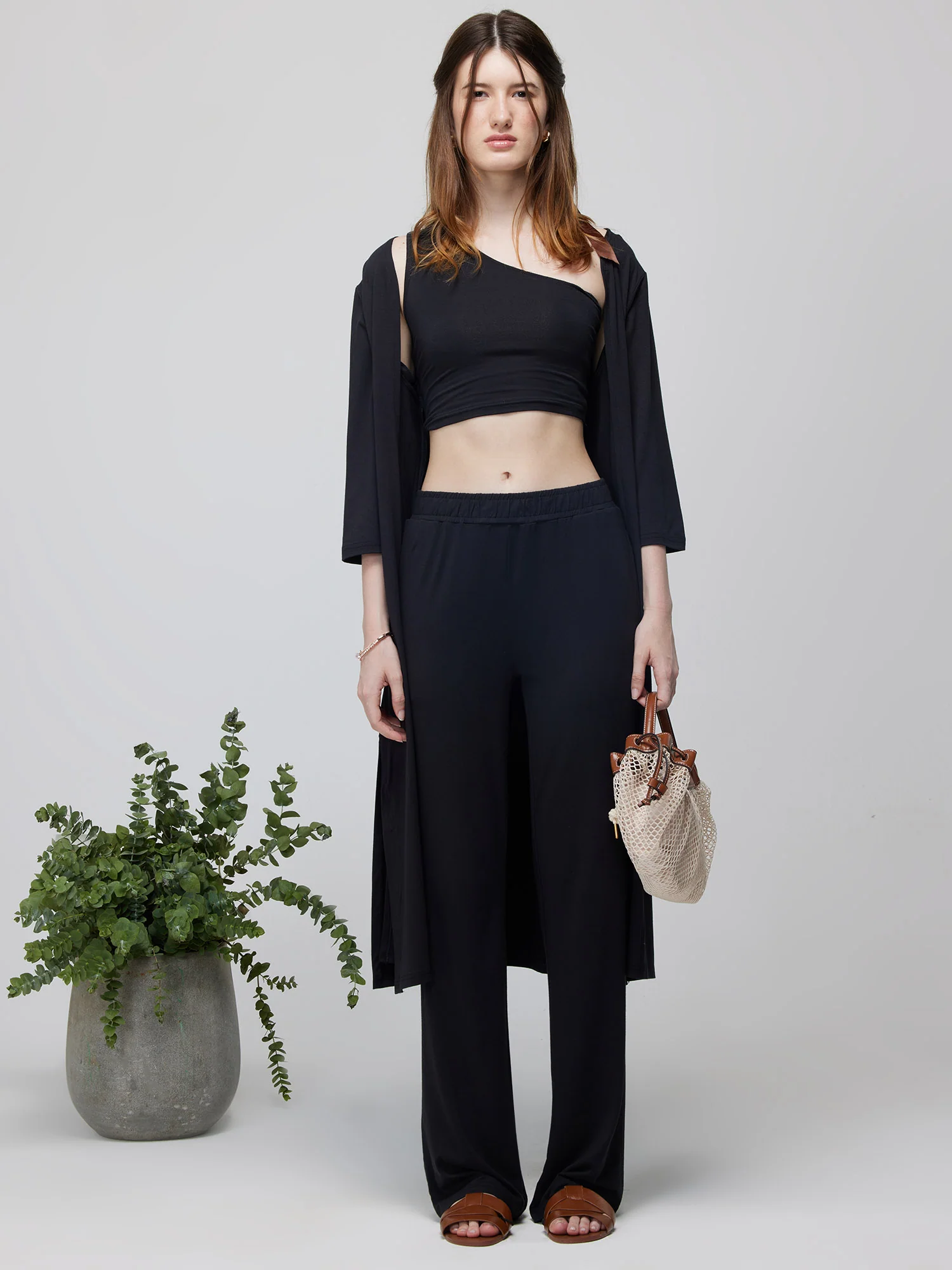 Black Airy Two-Piece Top - Image 8