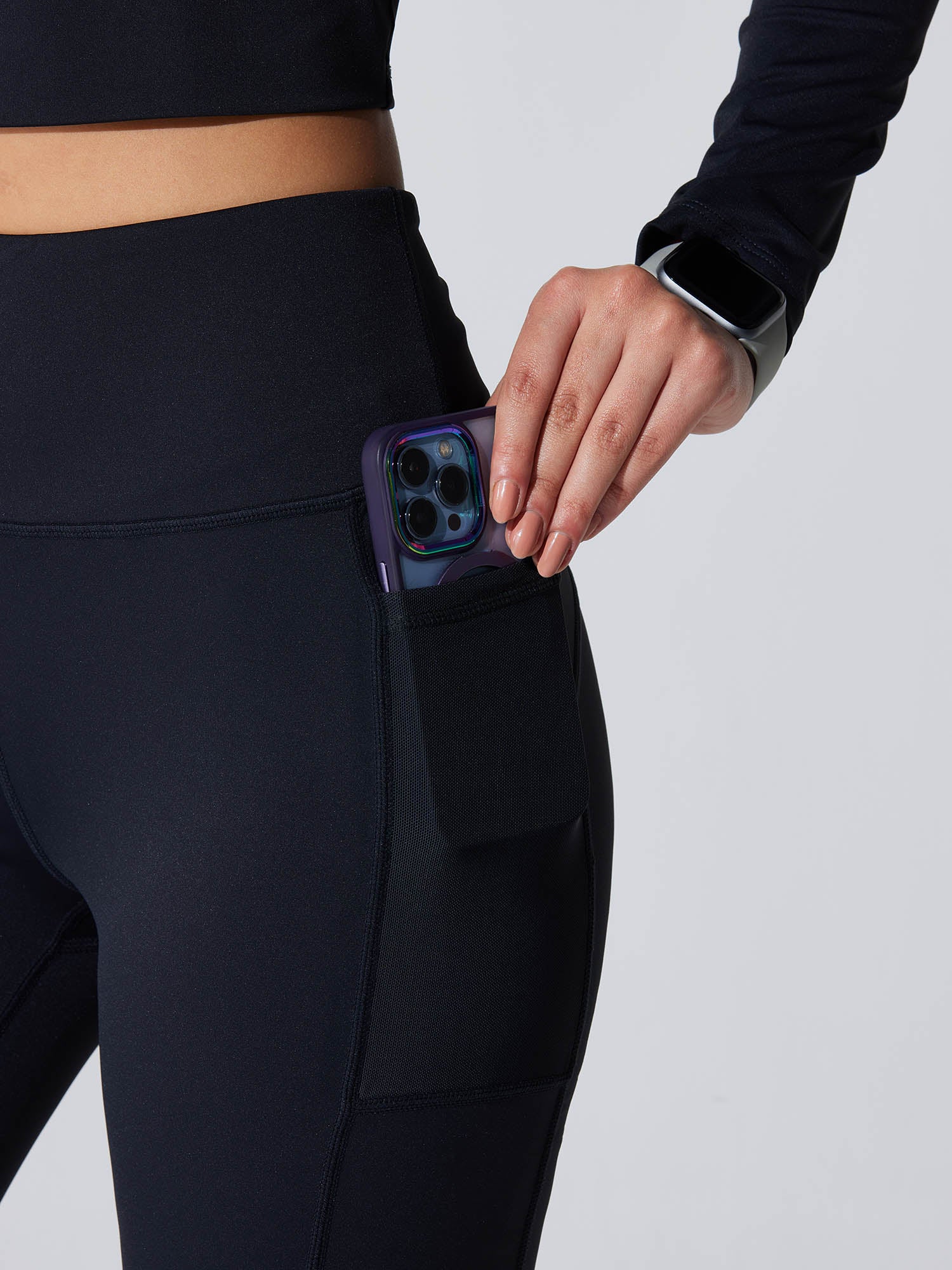 Black All-Day Flex Flare Pants - Image 5