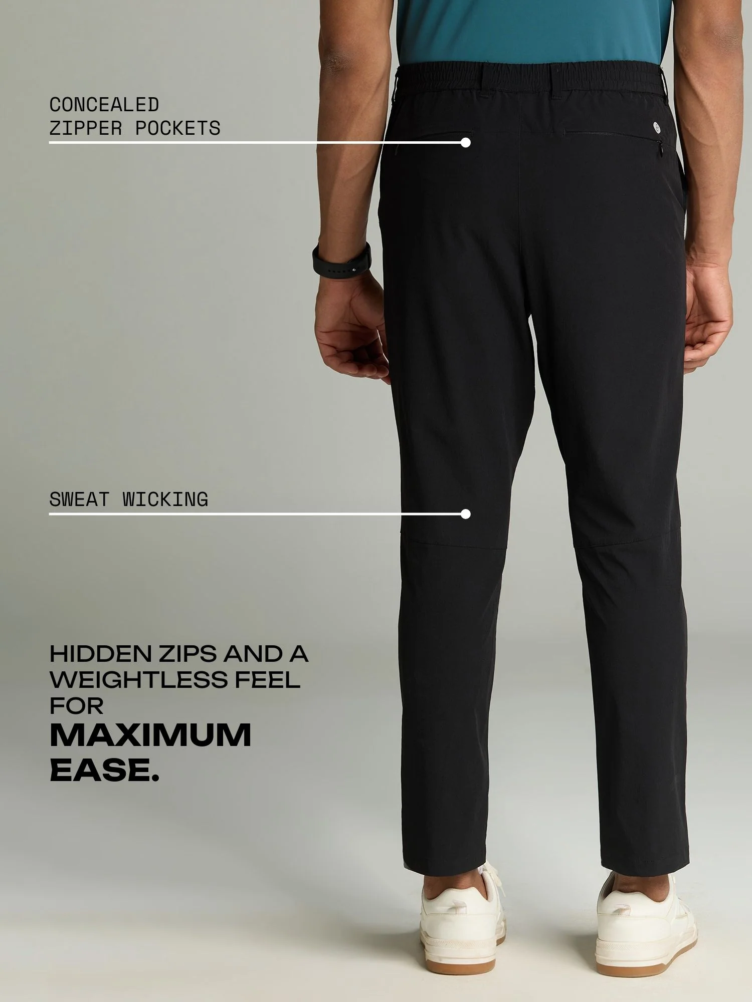 Black All-Day Stretch Pants - Image 4