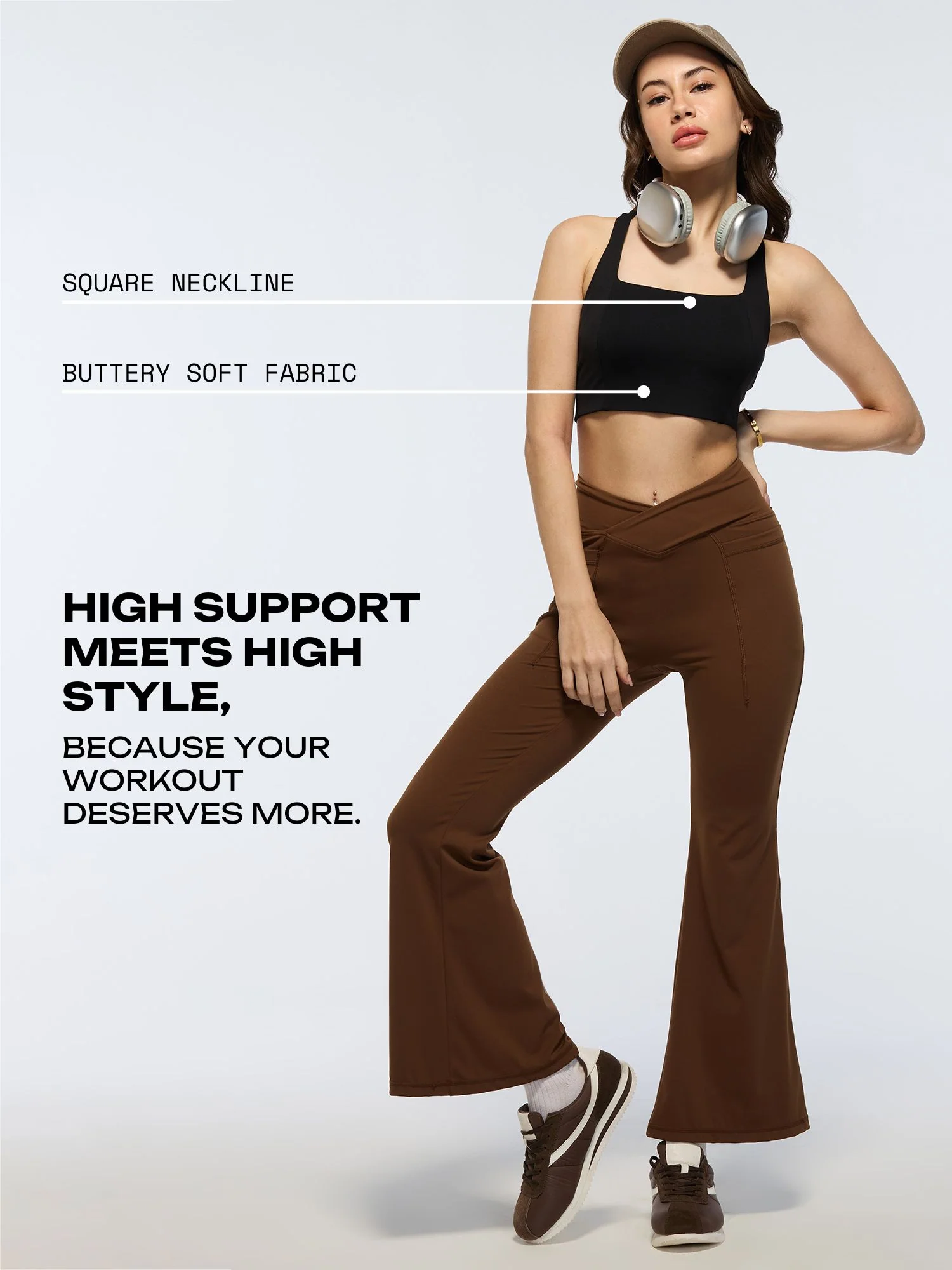 Black Ultra Support Sports Bra - Image 4
