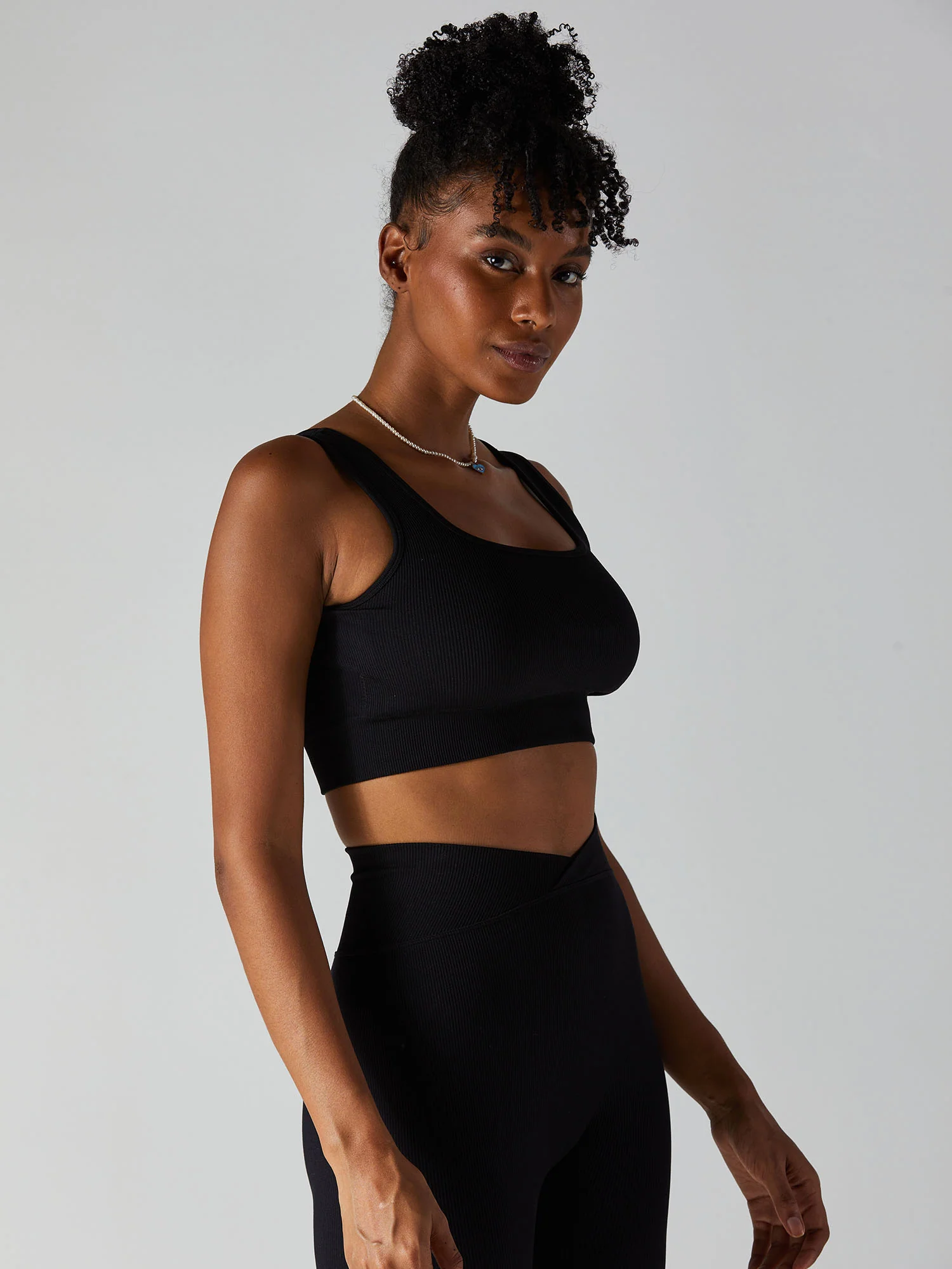 Black Aspire Sports Bra - Image 3