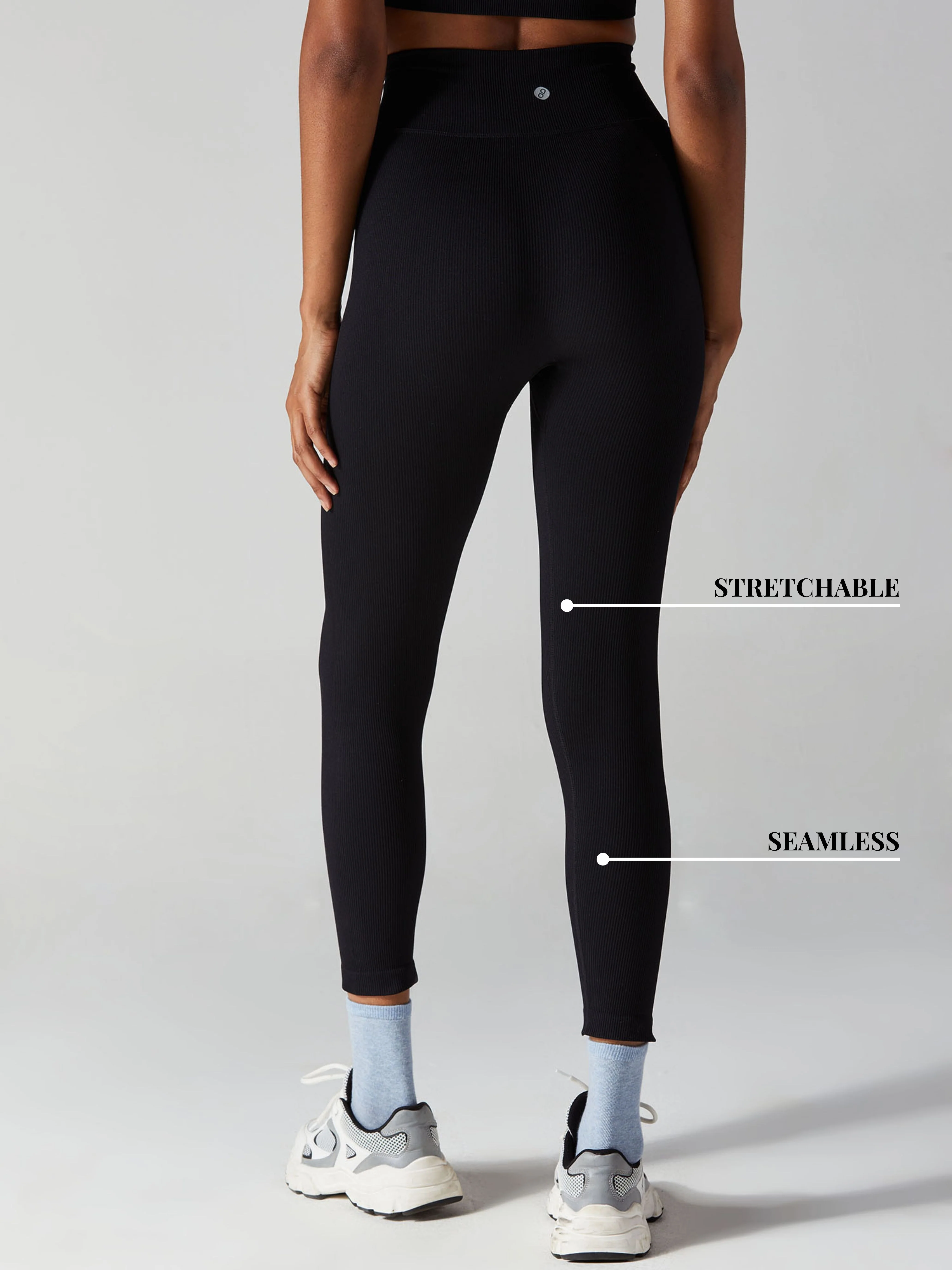 Black Aspire V-Waist Leggings - Image 5