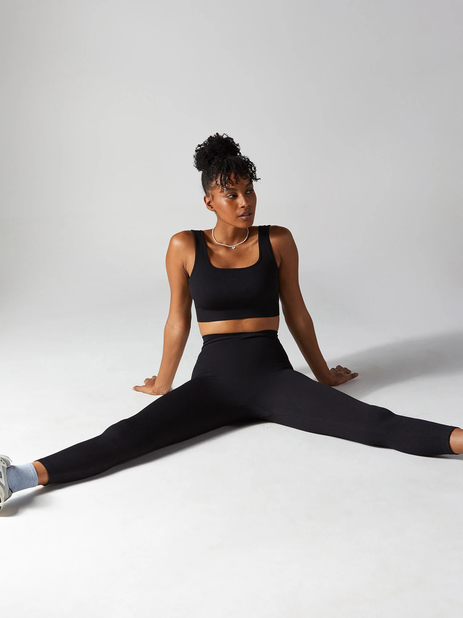 Black Aspire V-Waist Leggings - Image 6