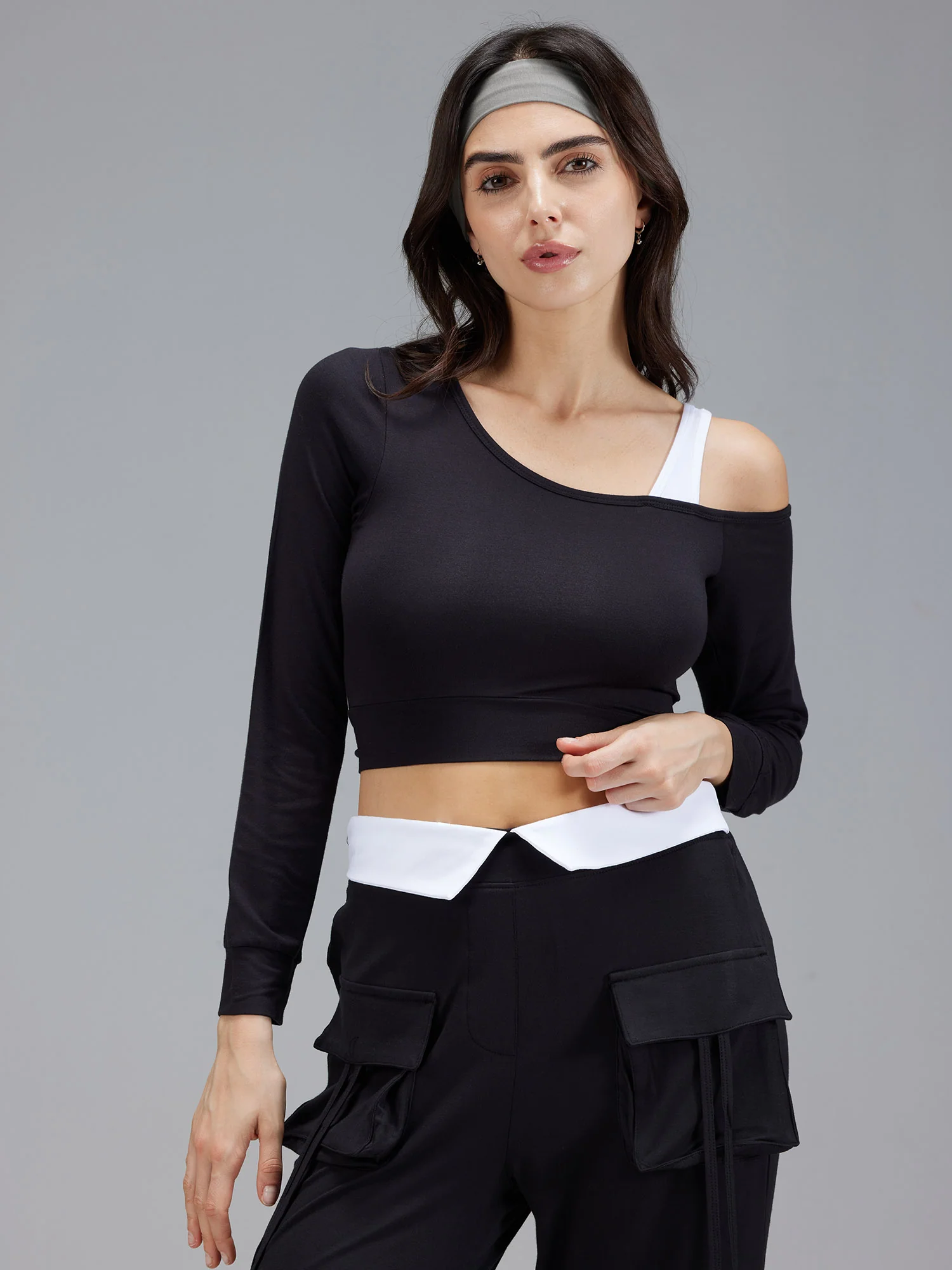 Black Asymmetrical Whirl Set - Image 3