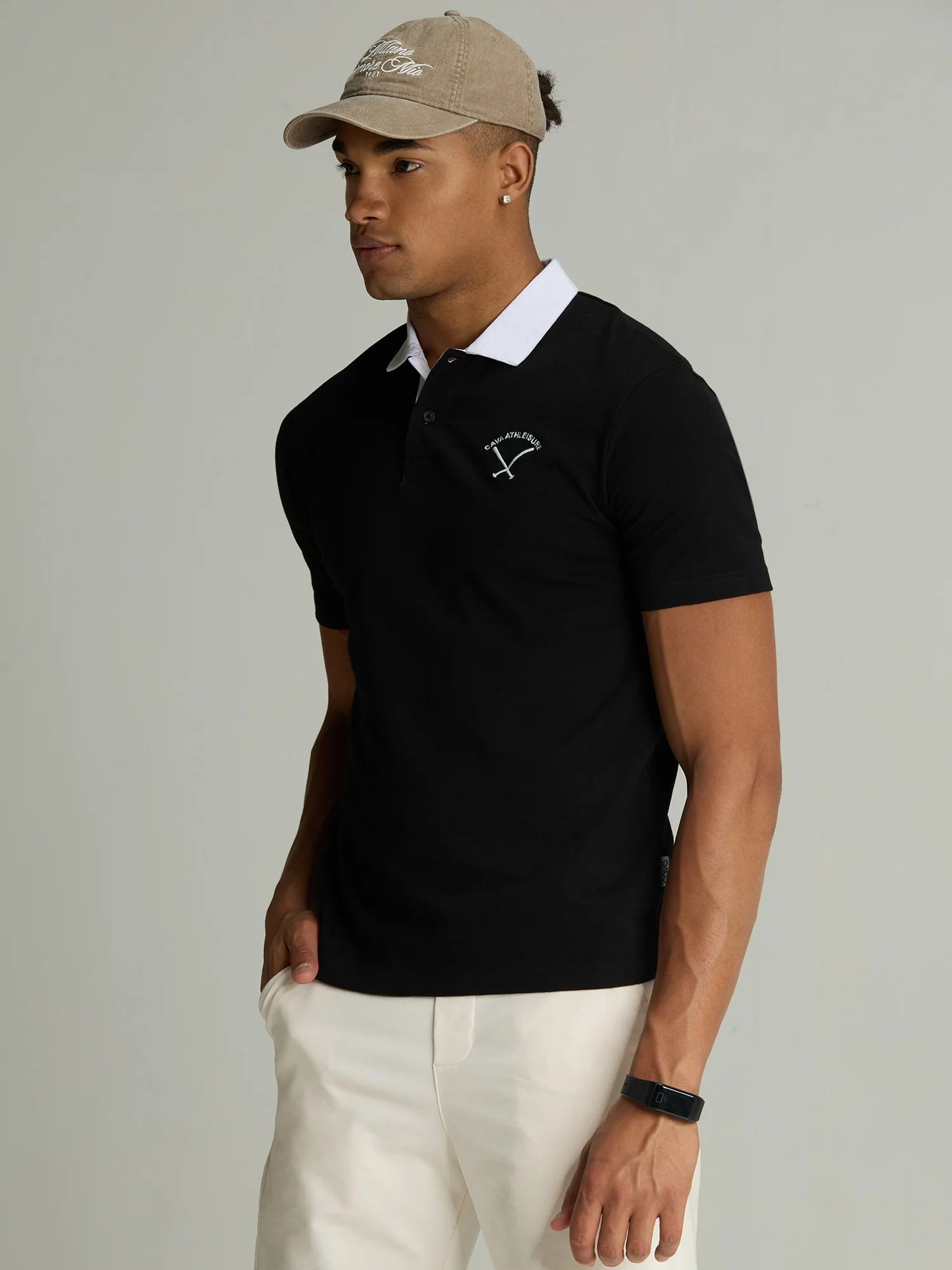 Black Baseline Polo - Image 3