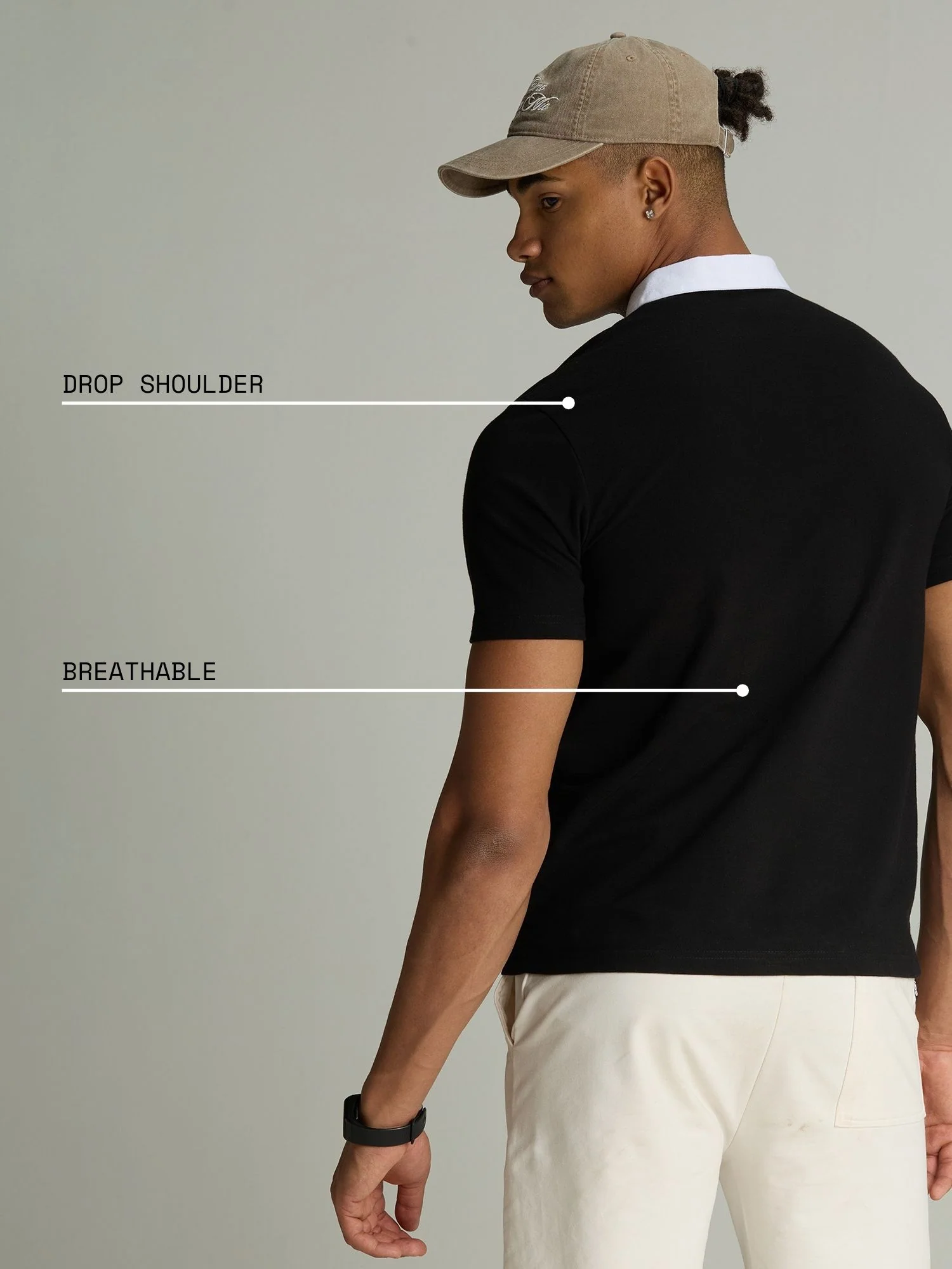Black Baseline Polo - Image 5