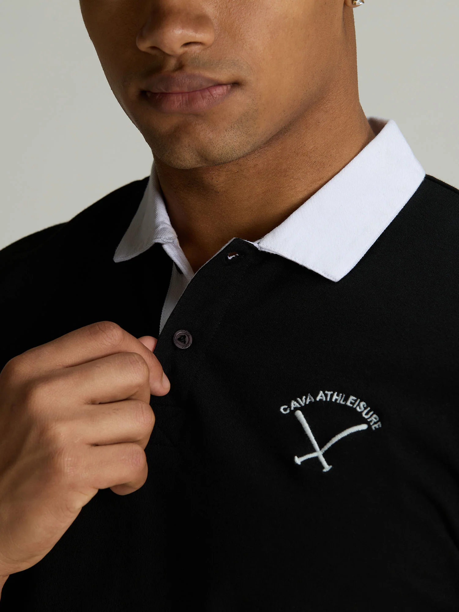 Black Baseline Polo - Image 8