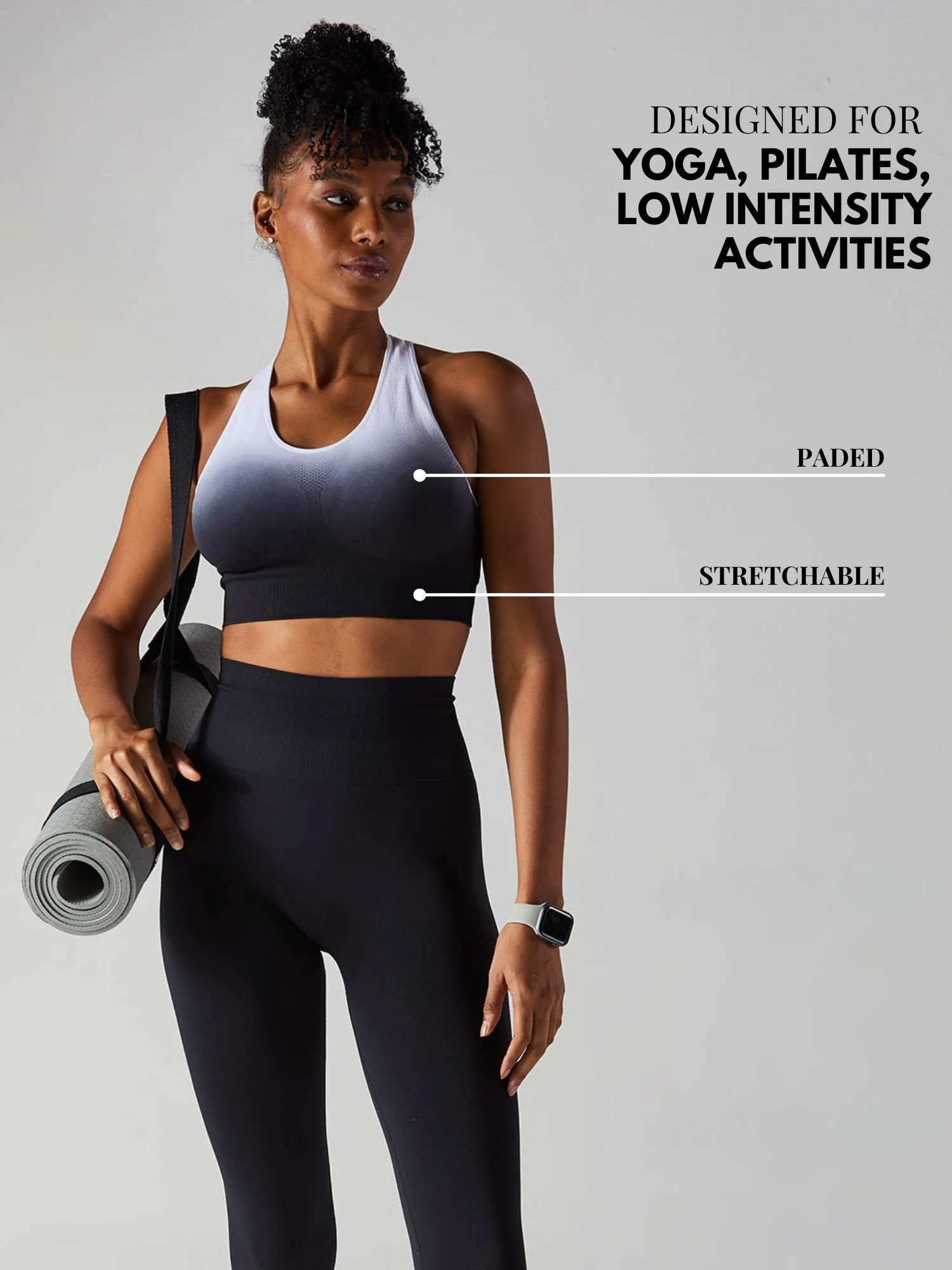 Black Beyond 'Hue' Sports Bra - Image 4