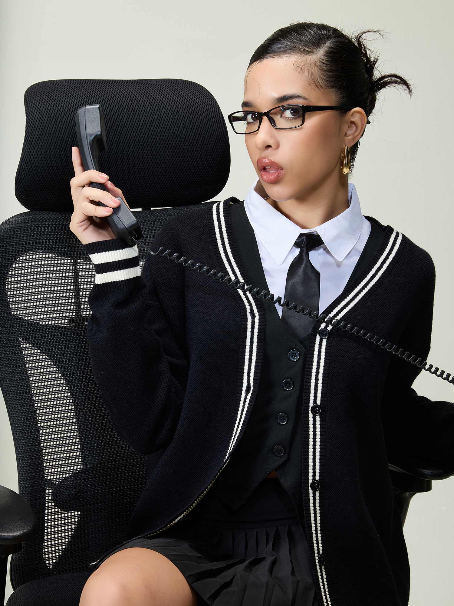 Black Club Cardigan - Image 5