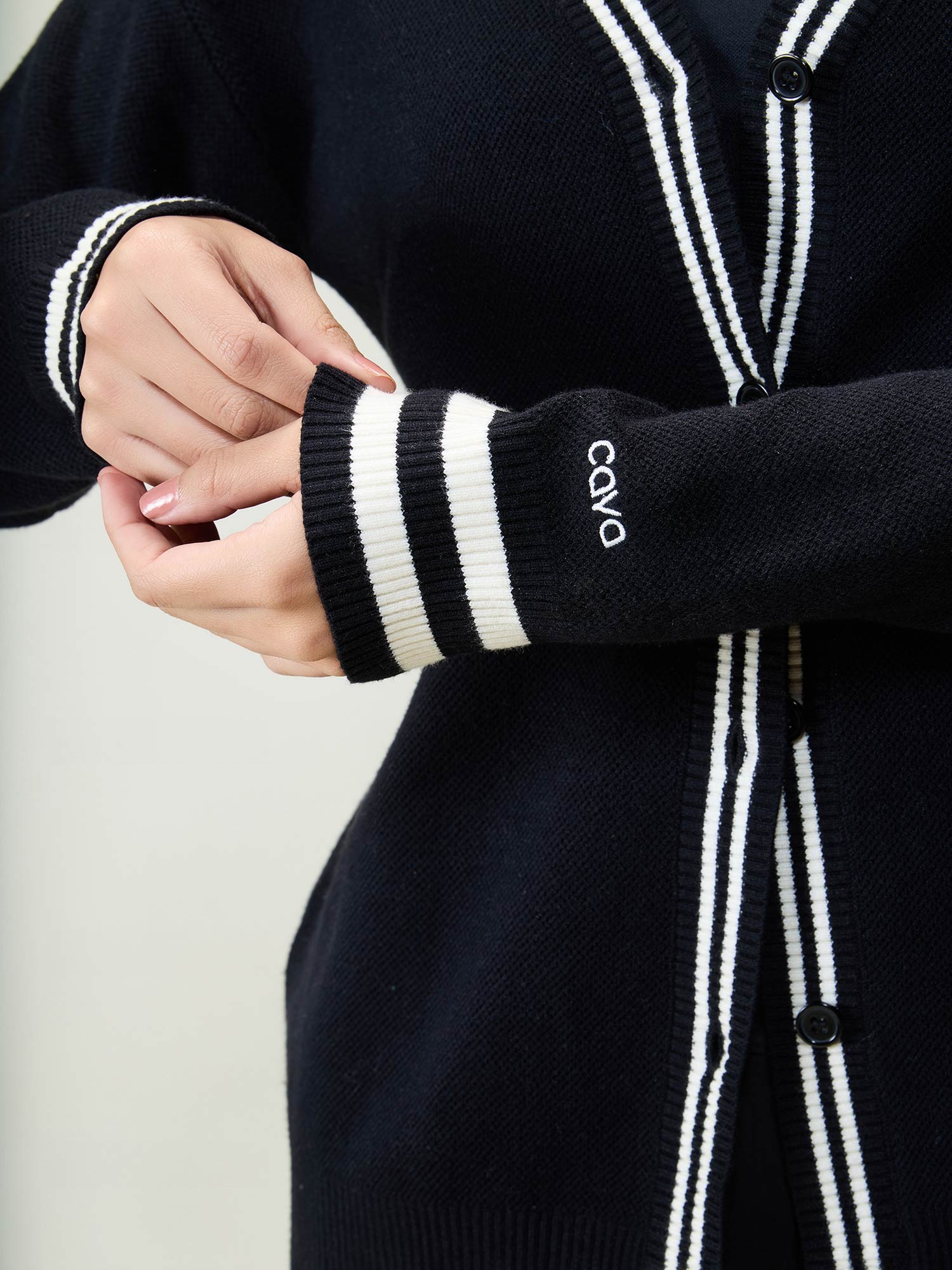 Black Club Cardigan - Image 8