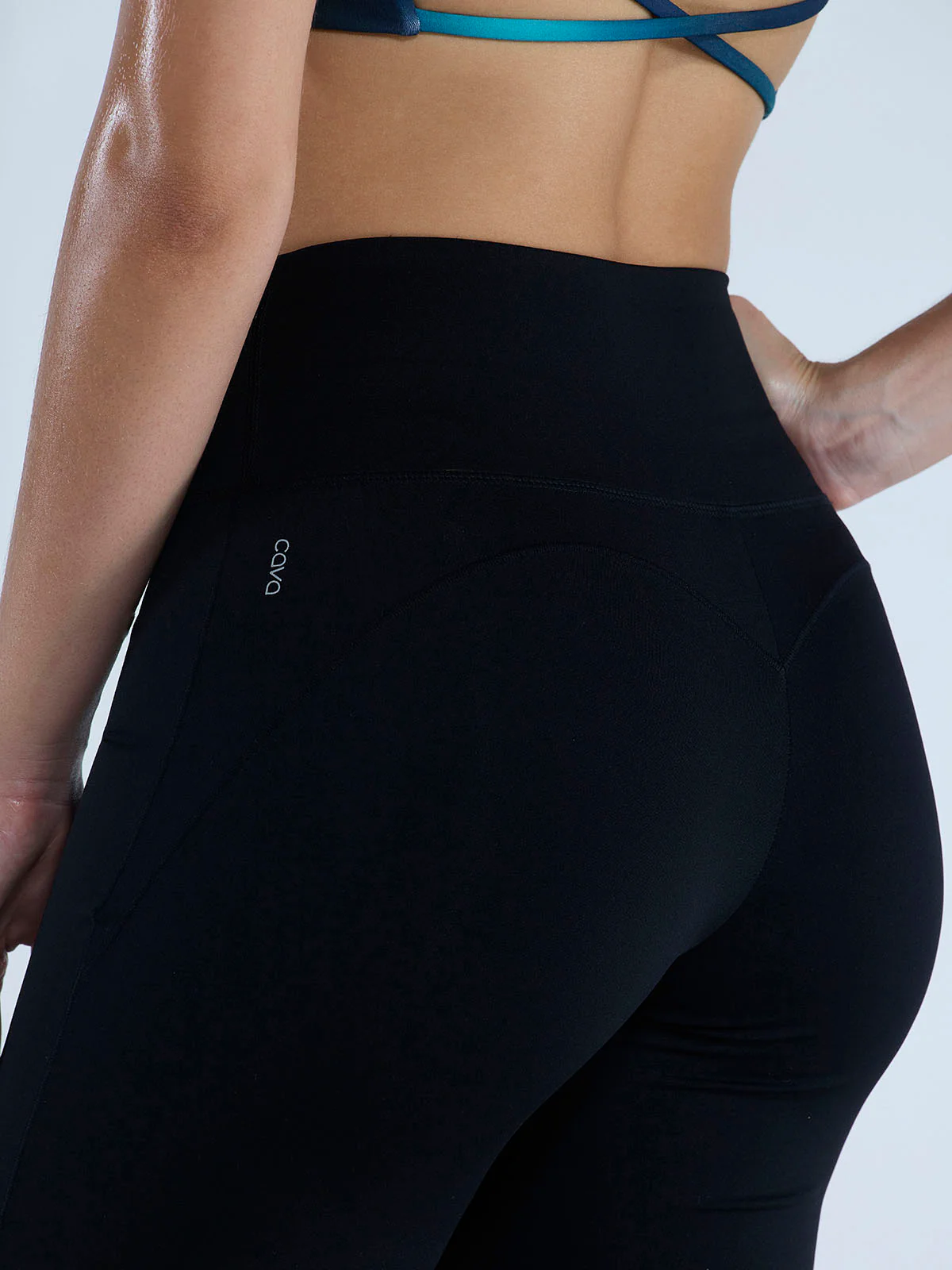 Black Contour Flared Leggings - Image 7