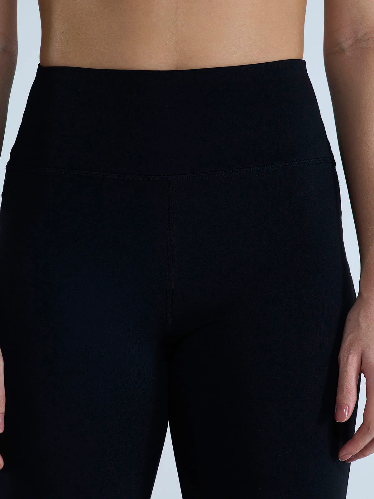 Black Contour Flared Leggings - Image 8