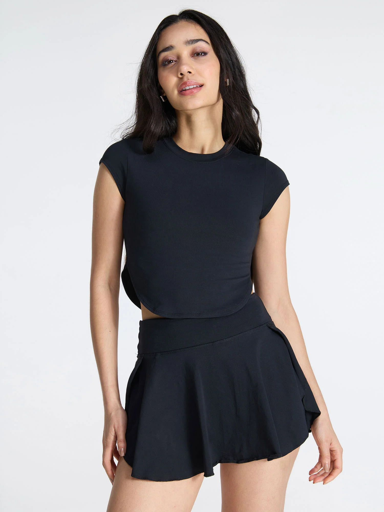 Black Cotton Baby Tee - Image 5
