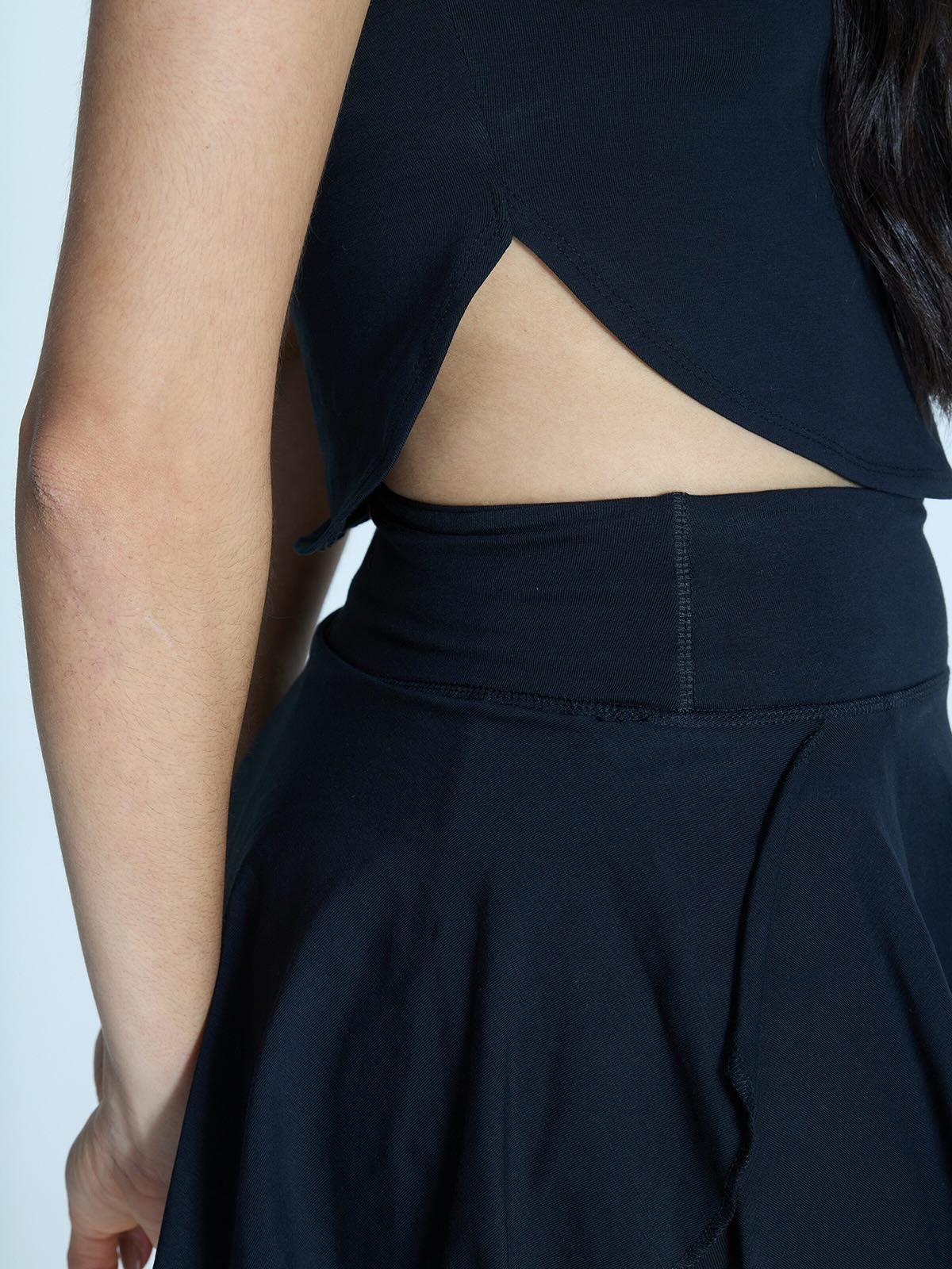 Black Cotton Baby Tee - Image 6