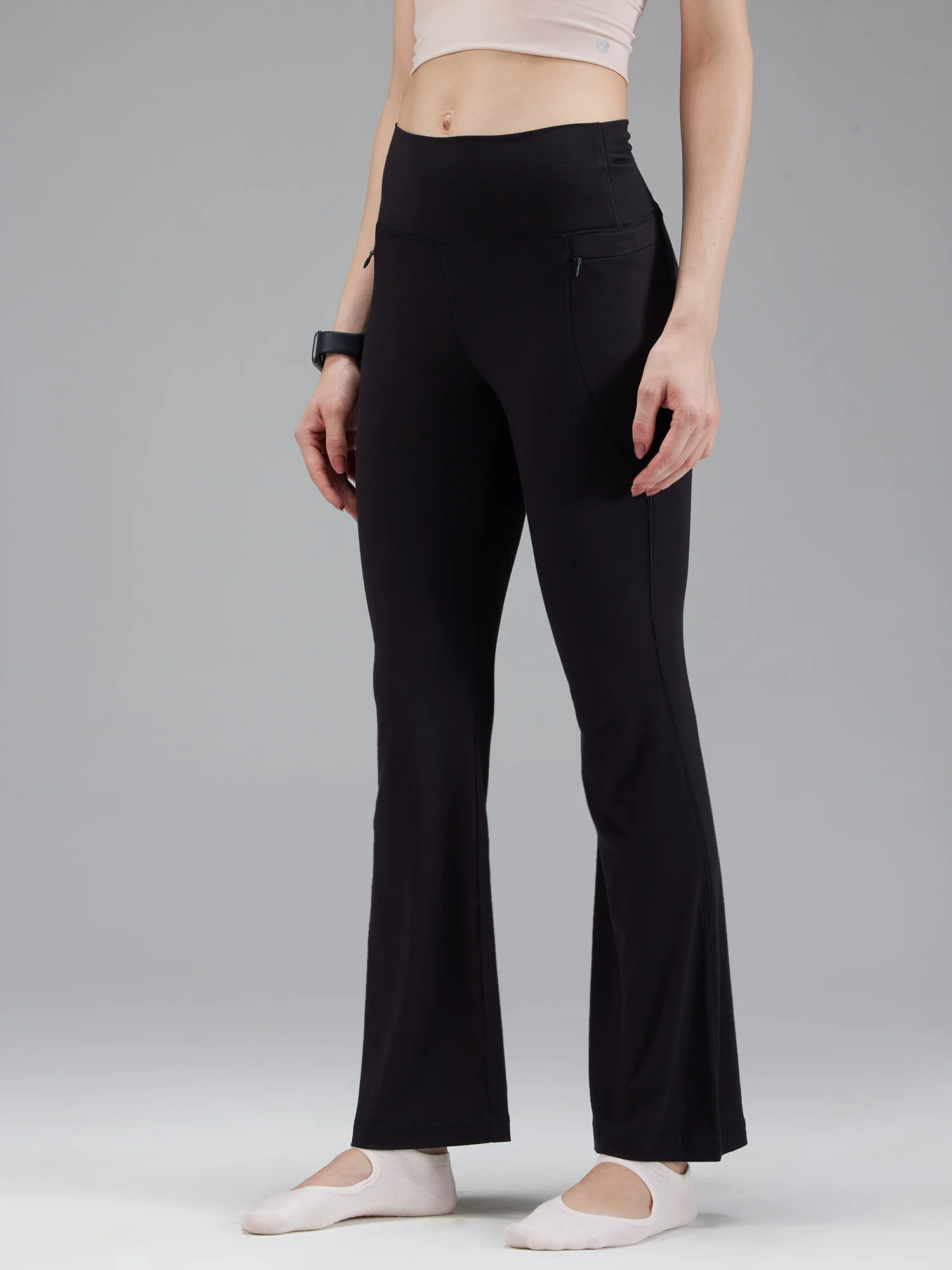 Black Daily Flare Pants - Image 3
