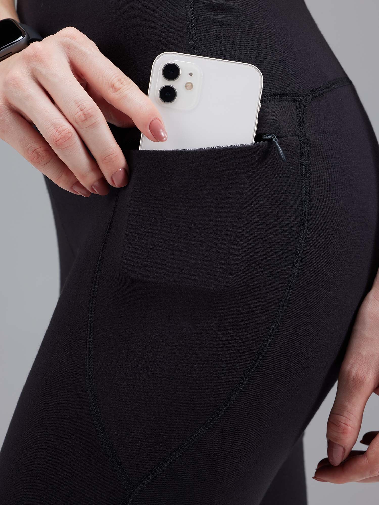 Black Daily Flare Pants - Image 6