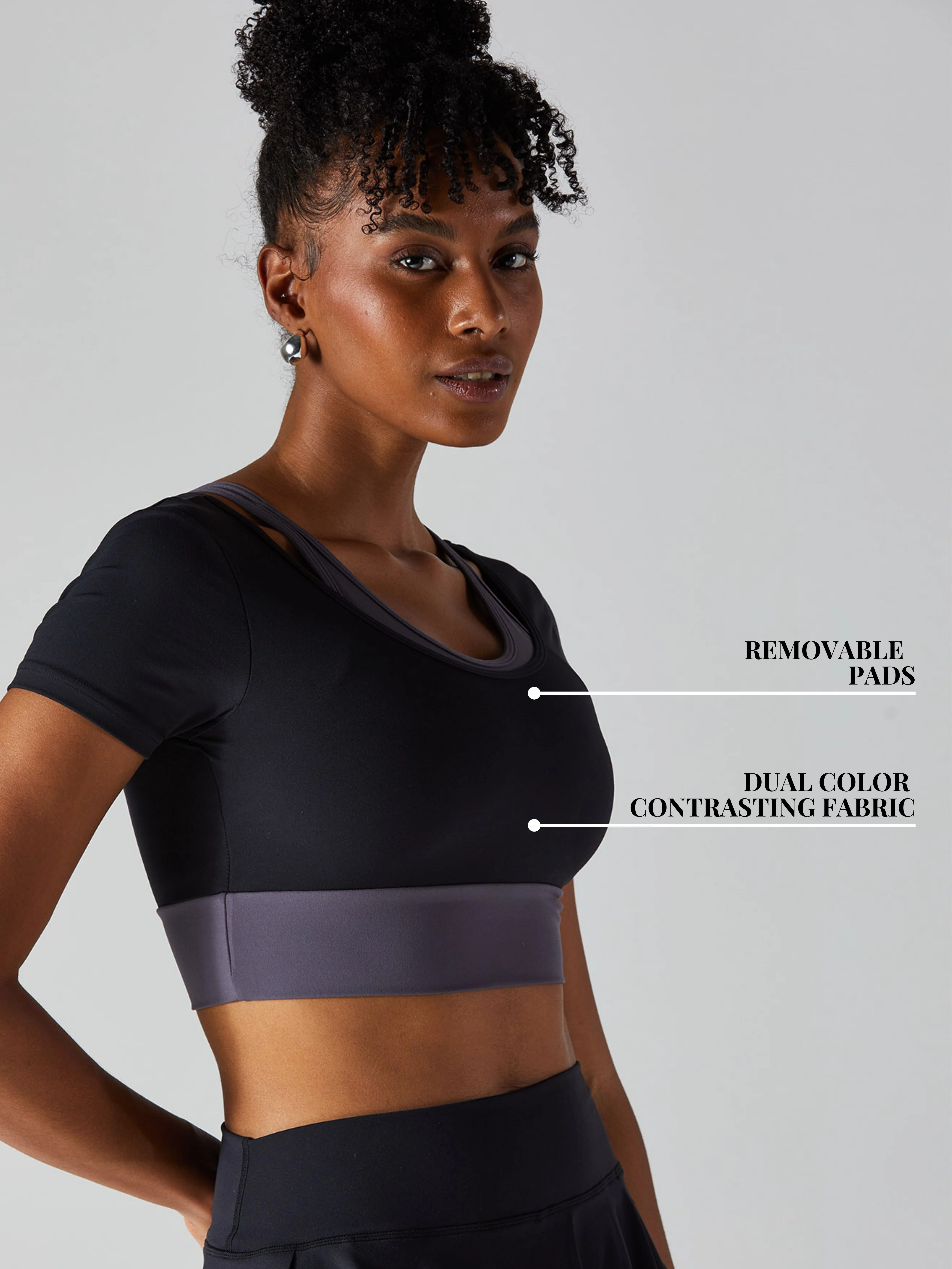 Black DuoTone Top - Image 4