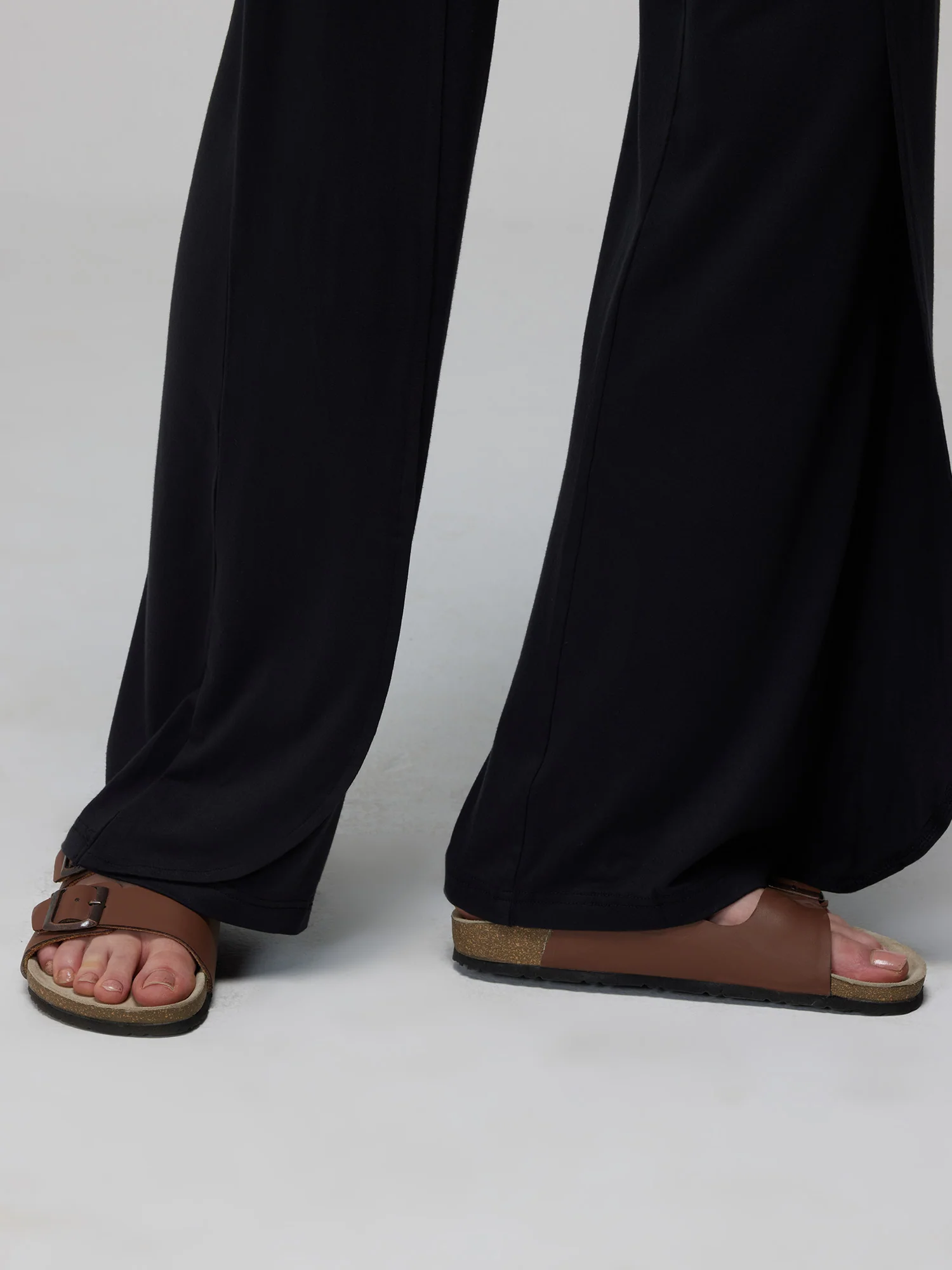 Black Ease Flare Pants - Image 7