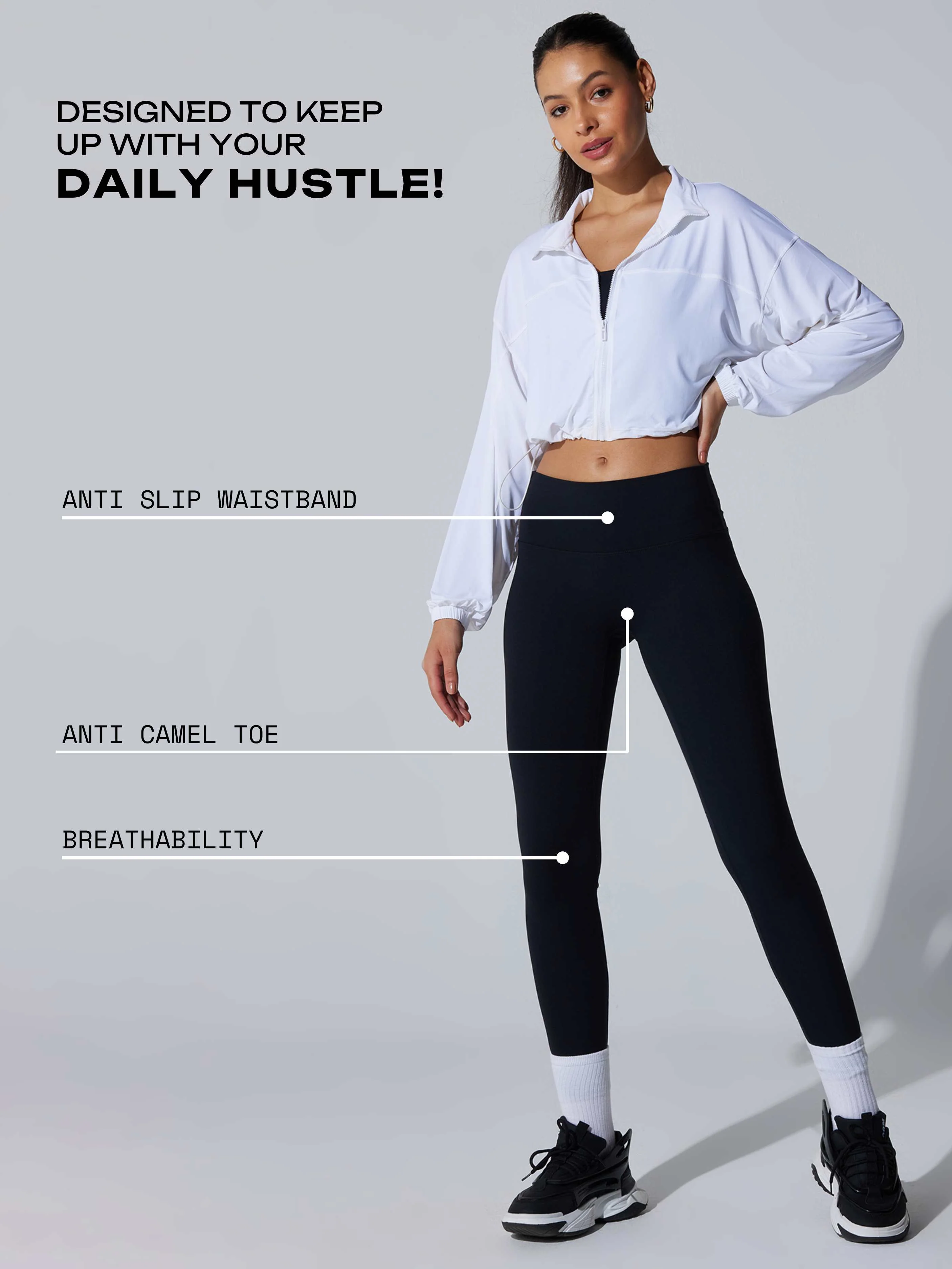 Black Elevate 24/7 Seamless Leggings - Image 4